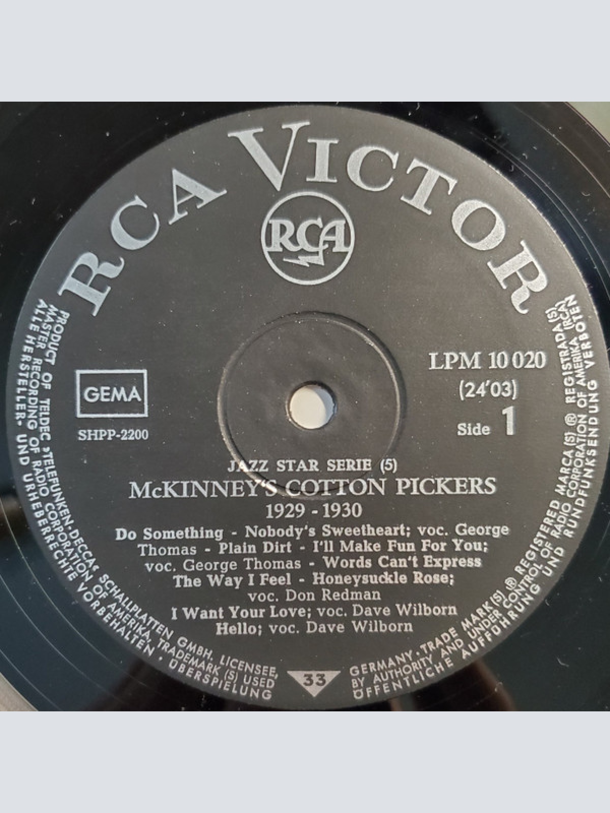 Vinyl / McKinney's Cotton Pickers - McKinney's Cotton Pickers 1929-1930