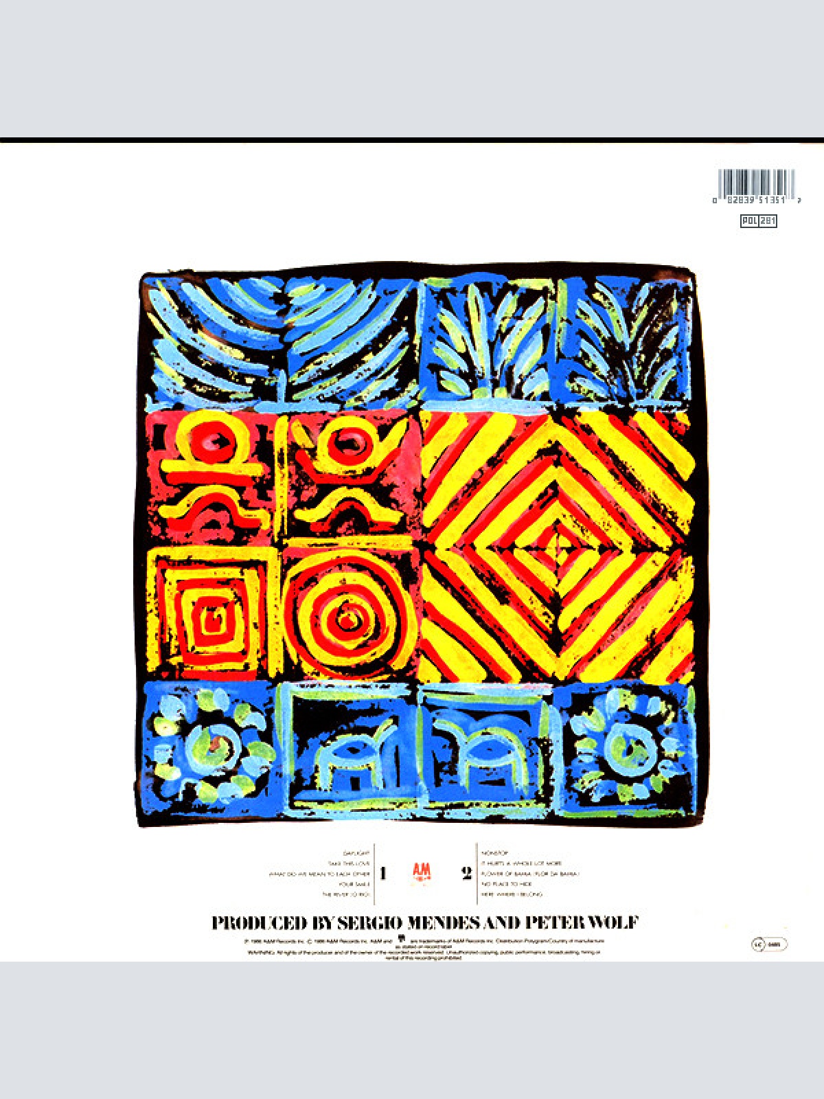 Vinyl / Sergio Mendes* - Brasil 86