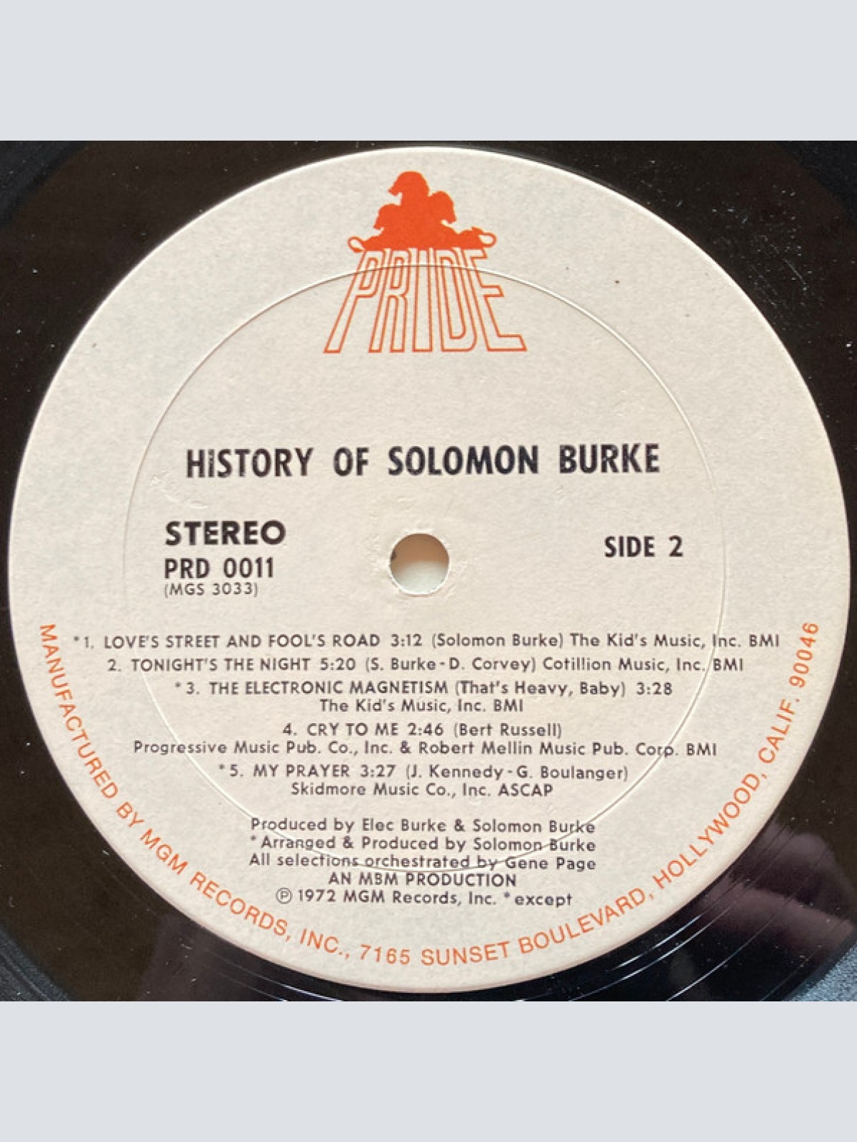 Vinyl / Solomon Burke - The History Of Solomon Burke