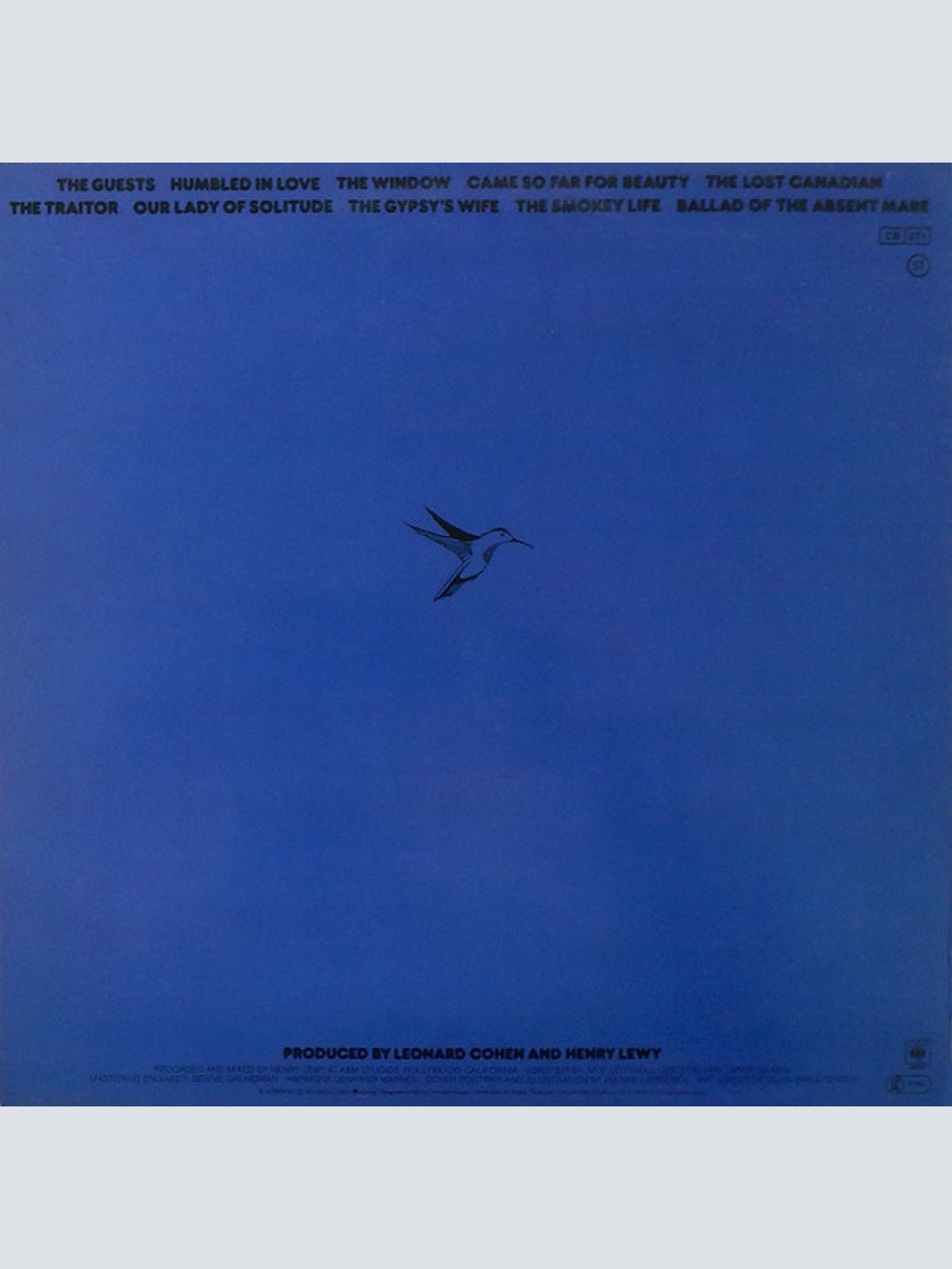 Vinyl / Leonard Cohen - Recent Songs