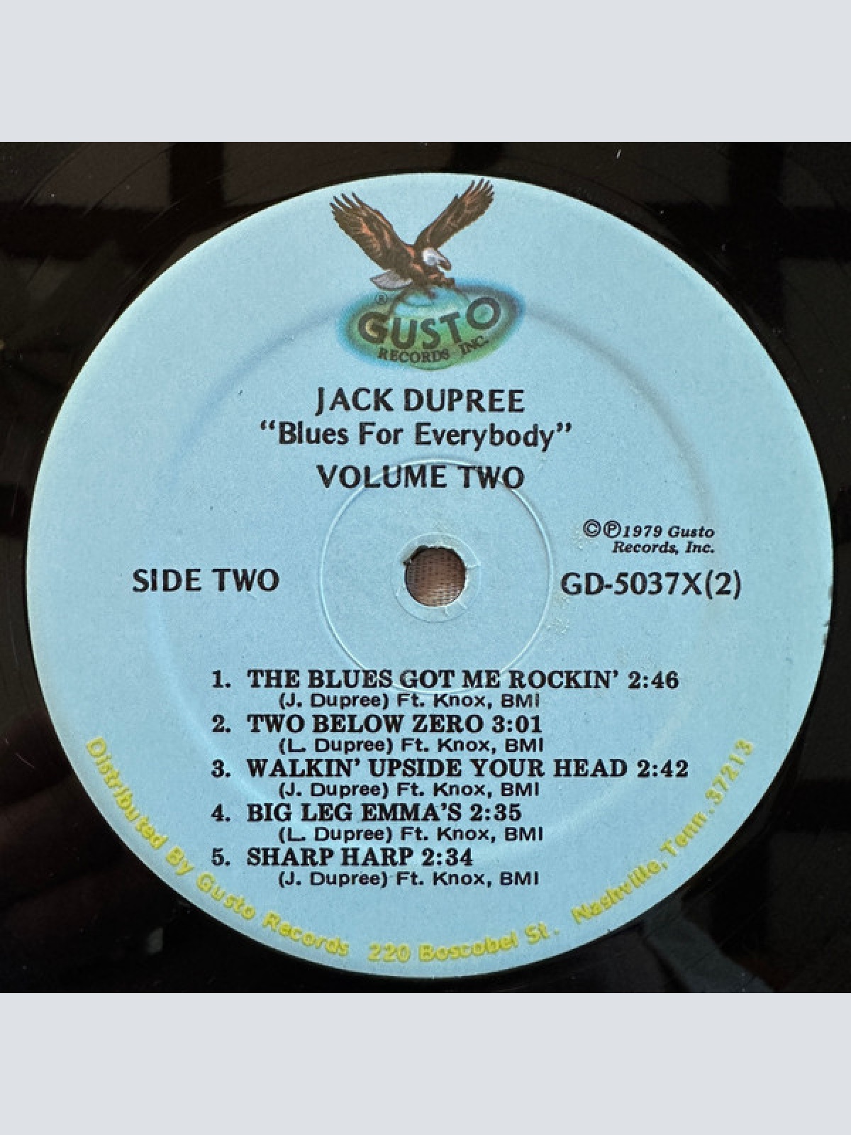 Vinyl / Jack Dupree* - Blues For Everybody