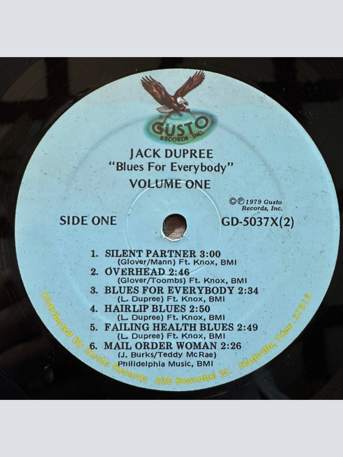Vinyl / Jack Dupree* - Blues For Everybody