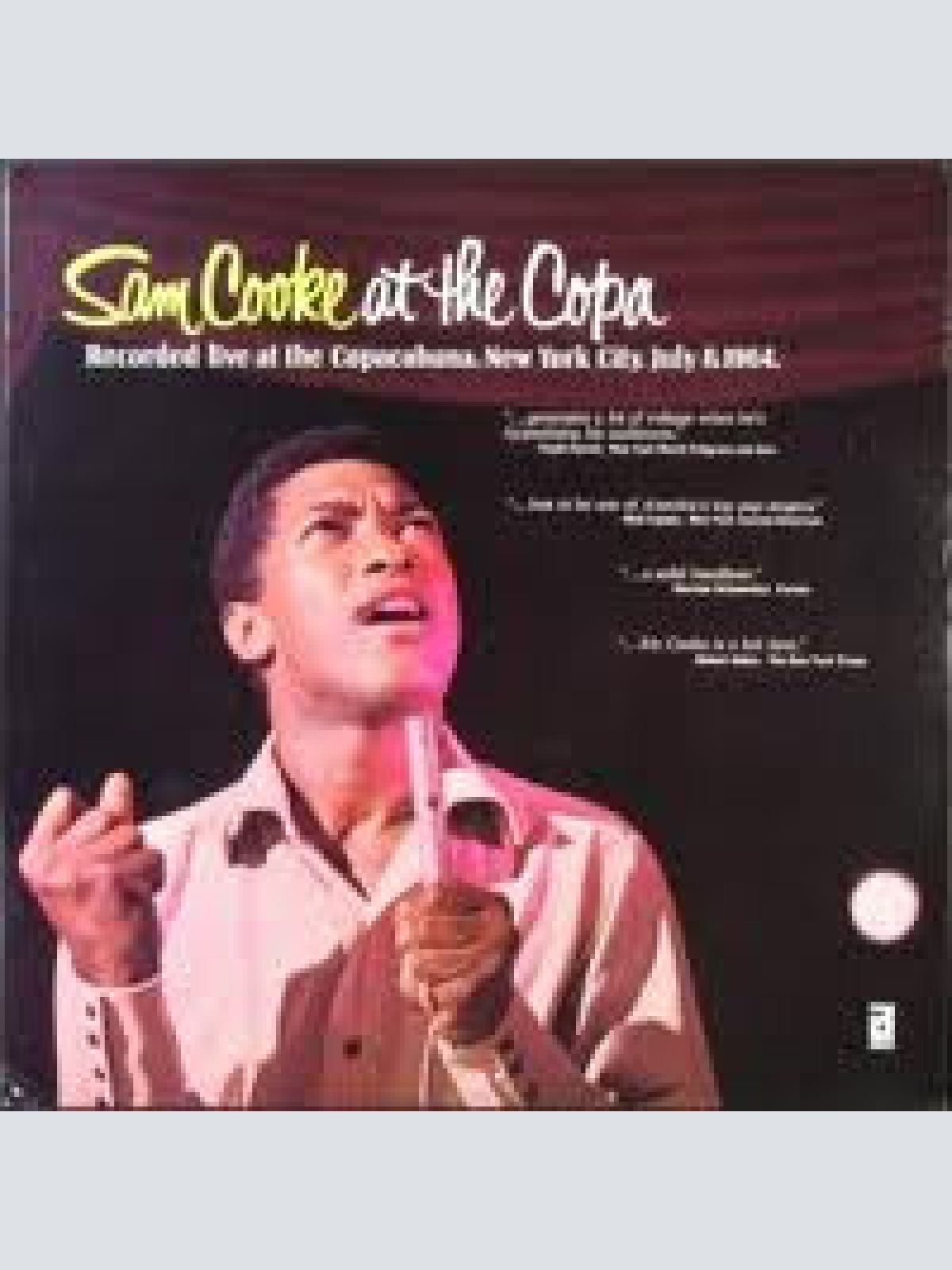 Vinyl / Sam Cooke - Sam Cooke At The Copa