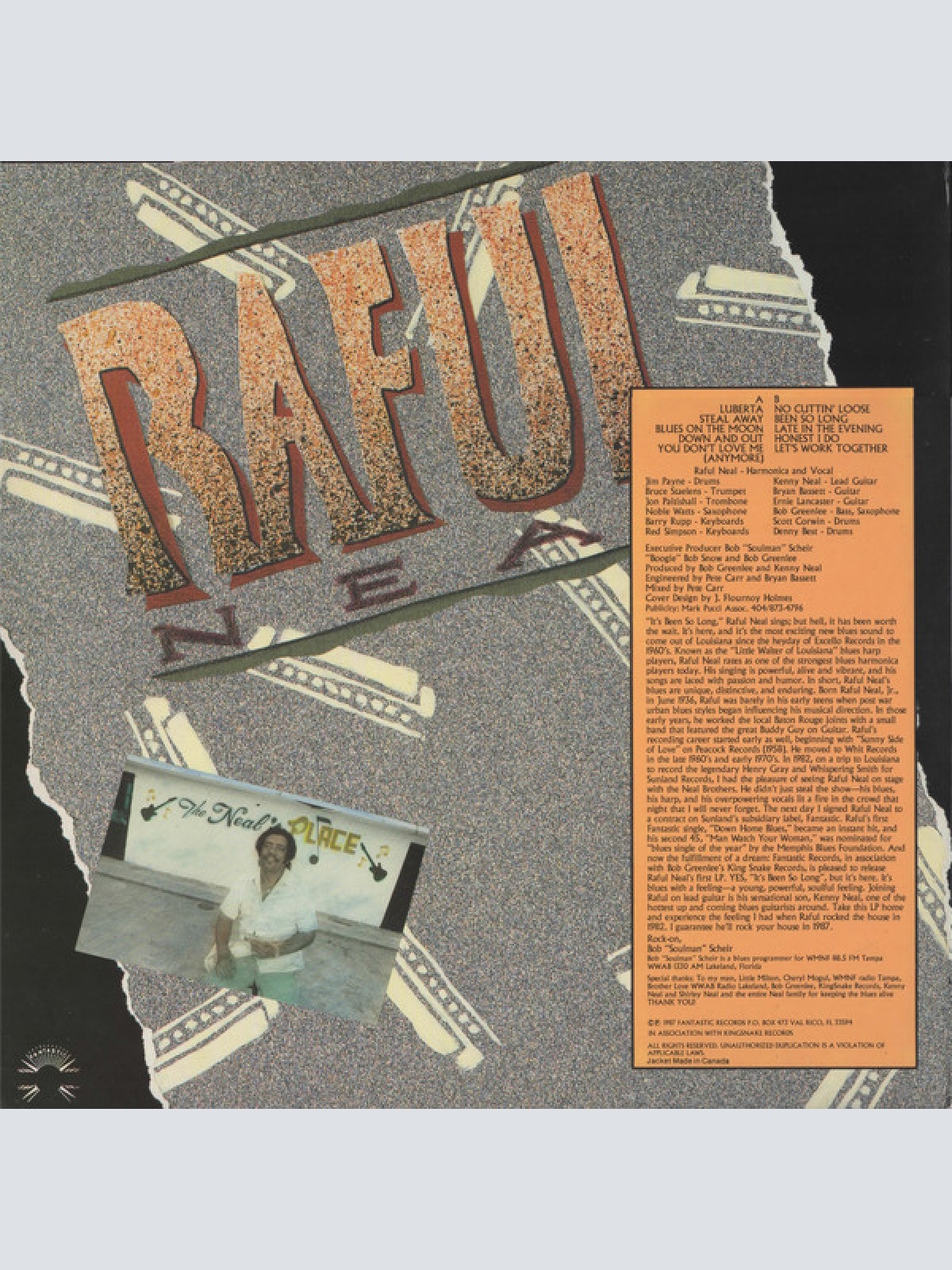 Vinyl / Raful Neal - Louisiana Legend