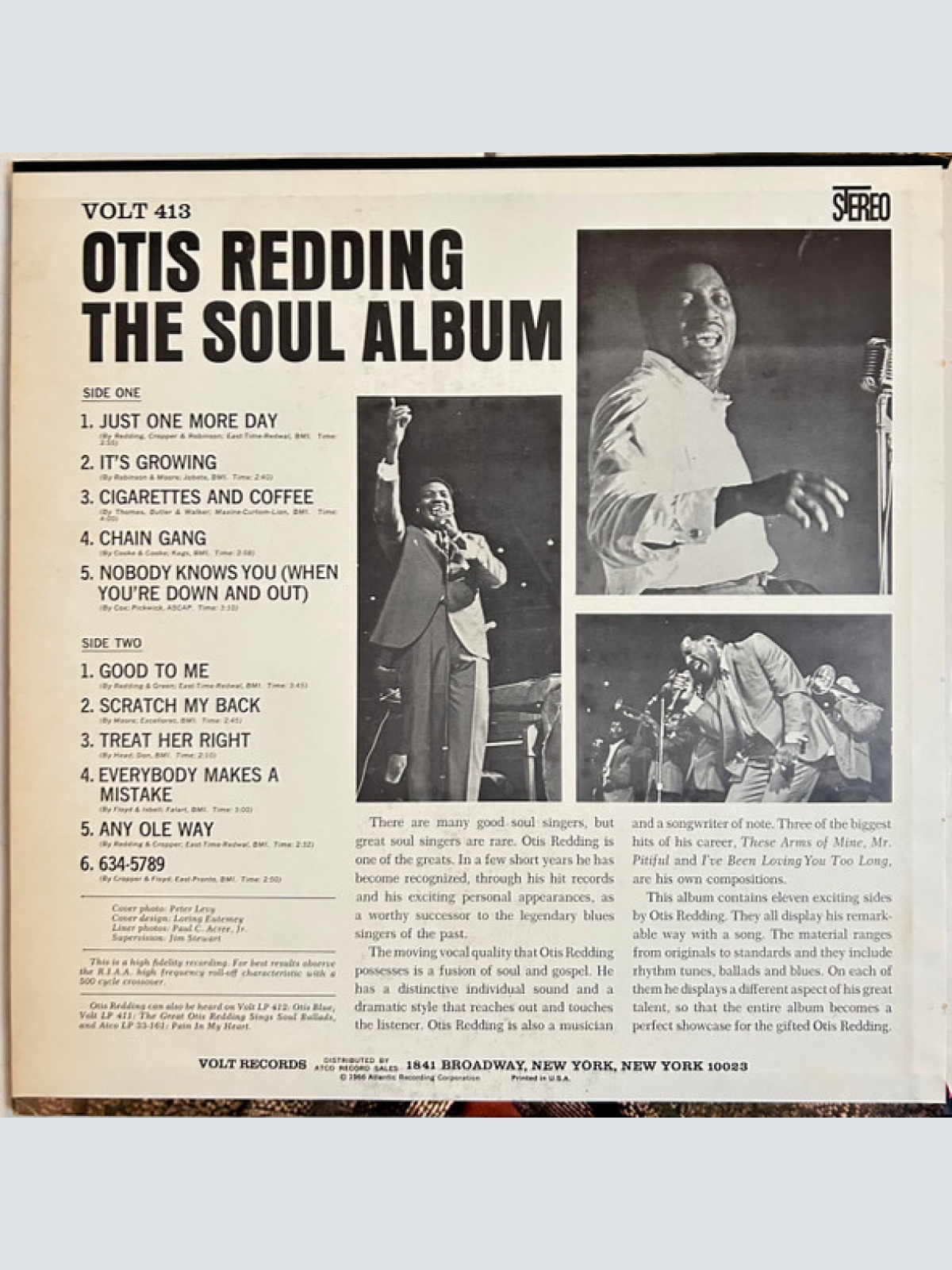 Vinyl / Otis Redding - The Soul Album
