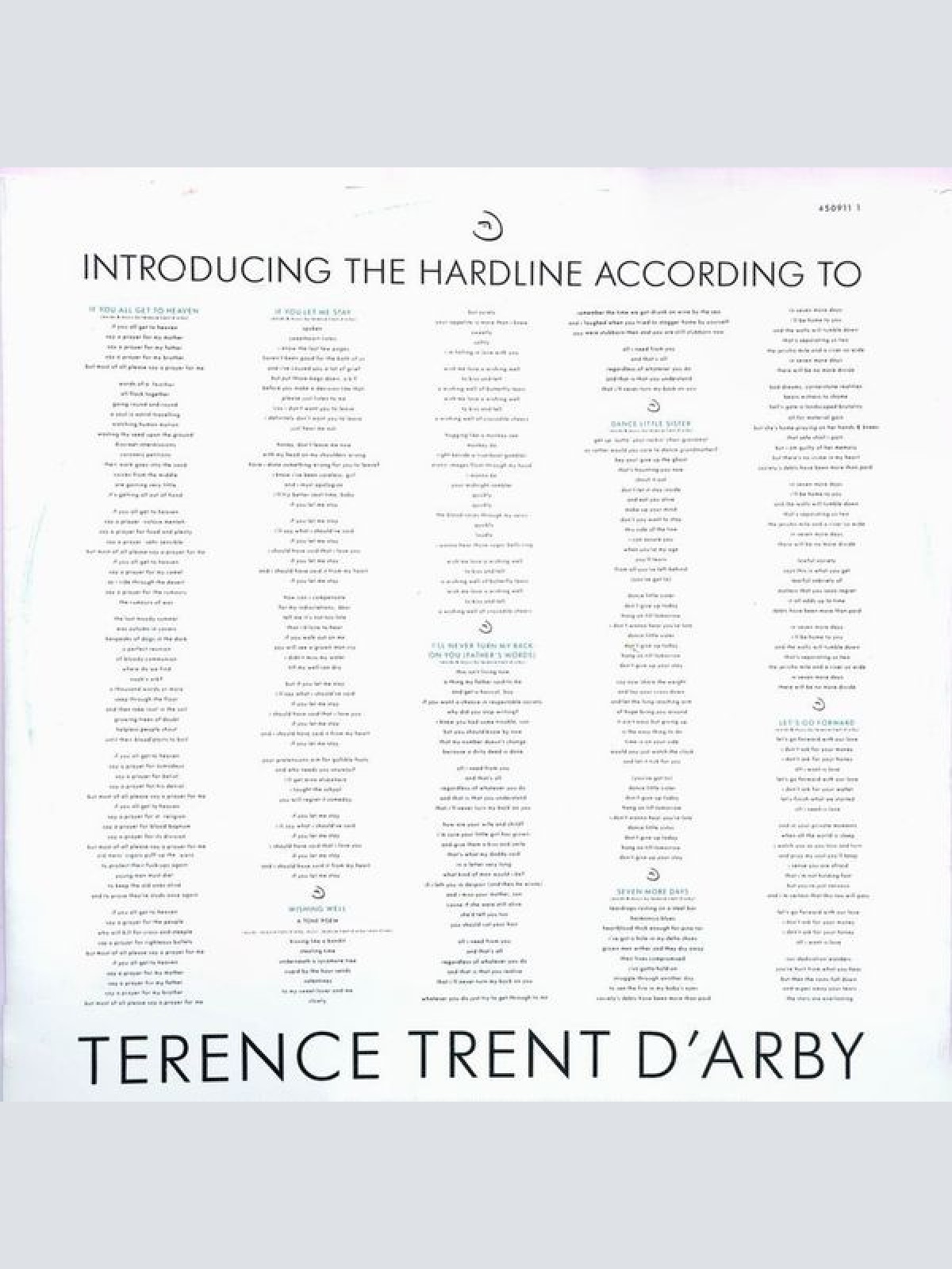 Vinyl / Terence Trent D'Arby - Introducing The Hardline According To Terence Trent D'Arby