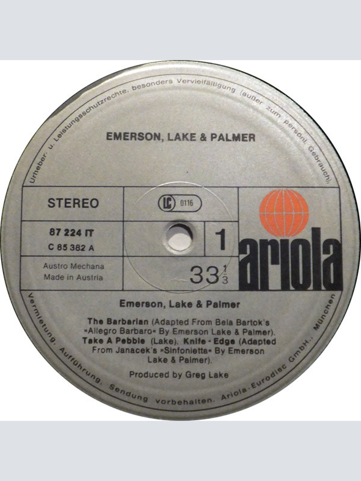 Vinyl / Emerson Lake & Palmer* - Emerson Lake & Palmer