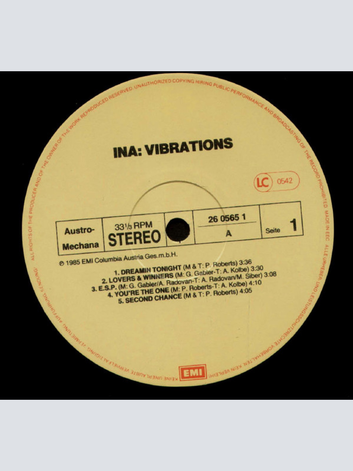 Vinyl / Ina (19) - Vibrations