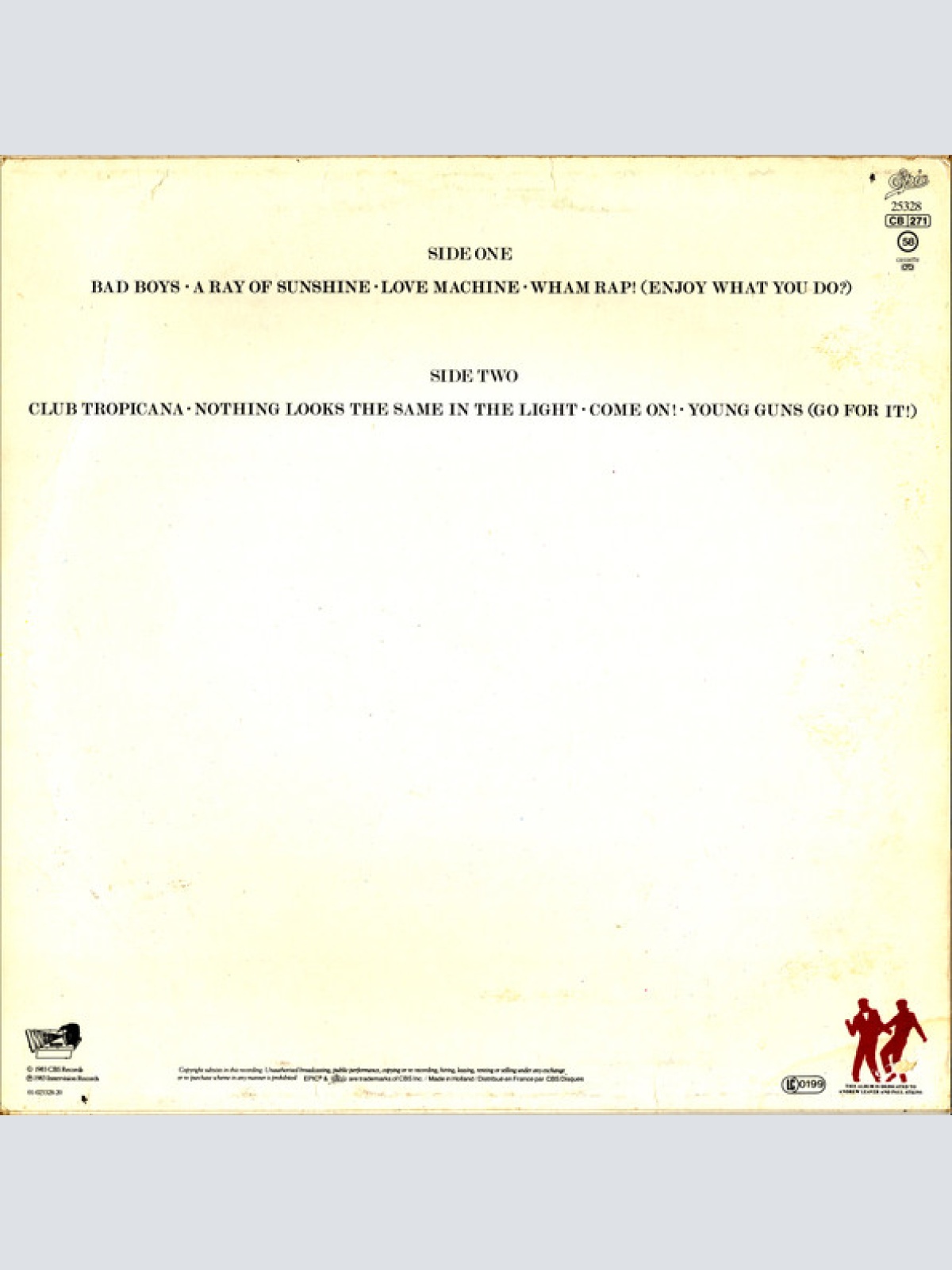 Vinyl / Wham! - Fantastic