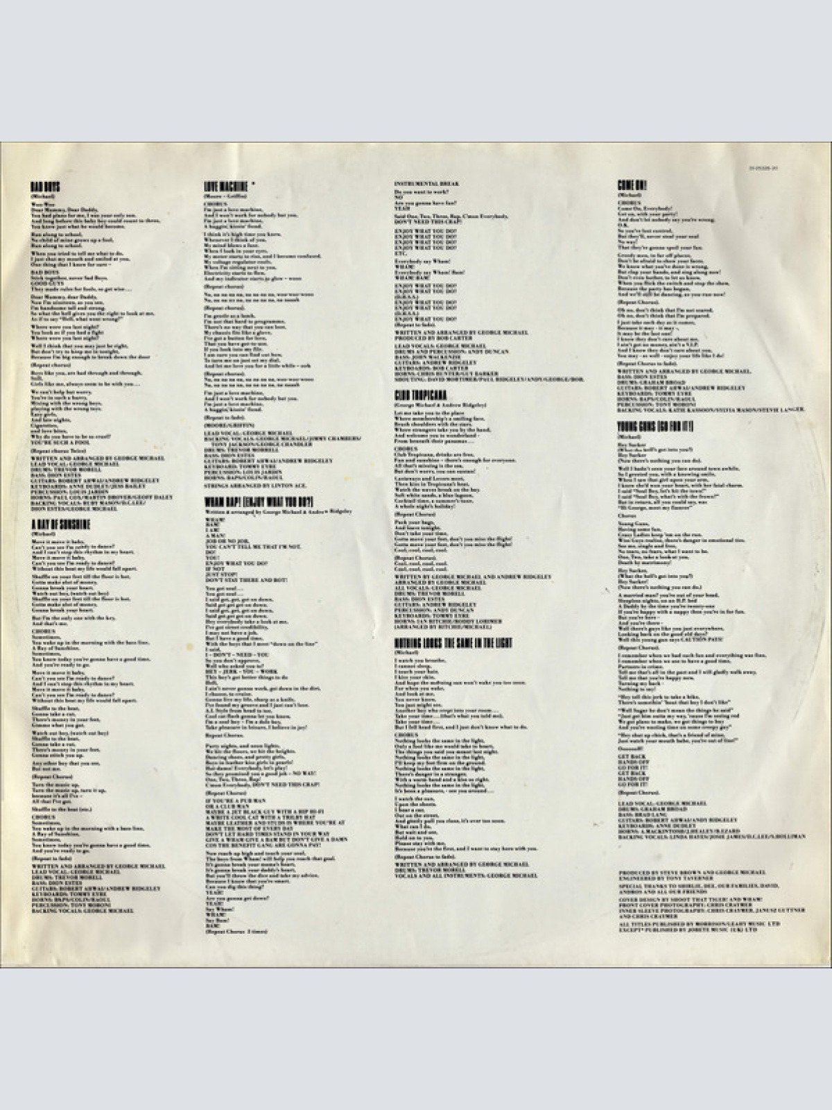 Vinyl / Wham! - Fantastic