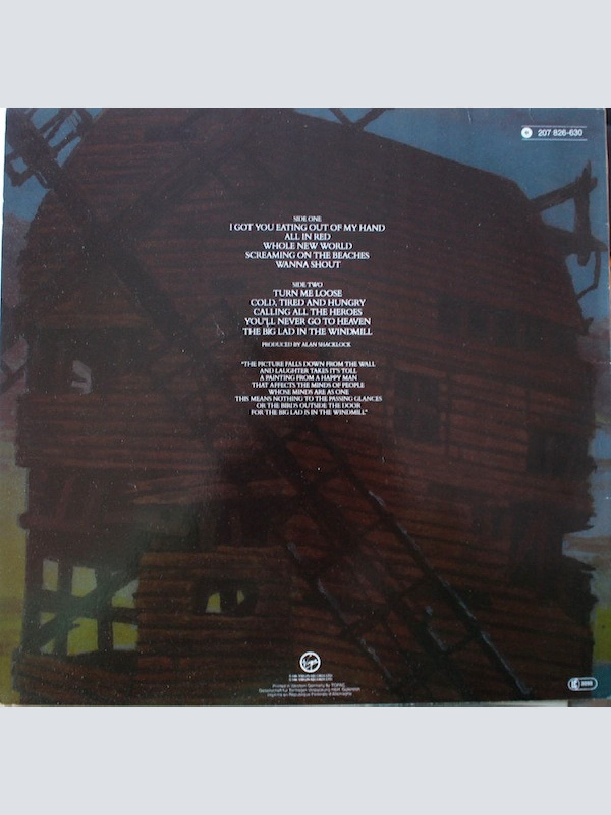 Vinyl / It Bites - The Big Lad In The Windmill