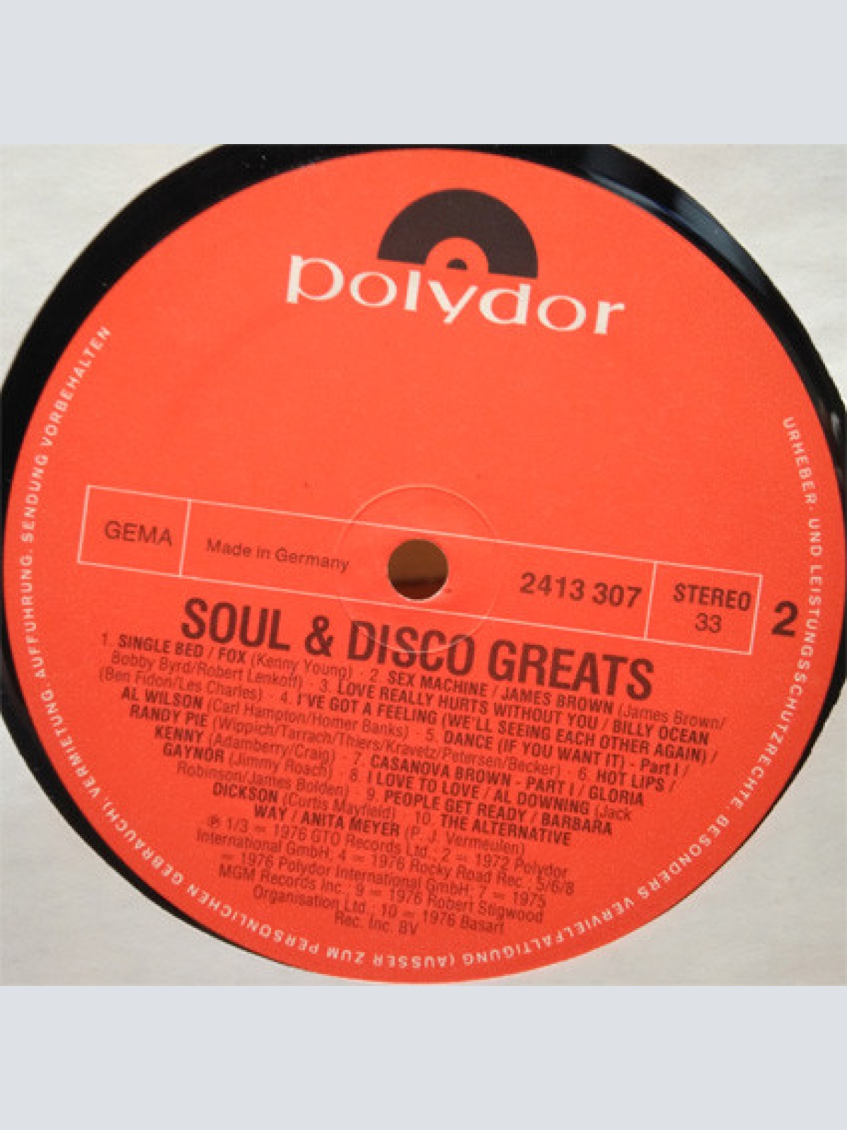 Vinyl / Various - 20 Soul & Disco Greats