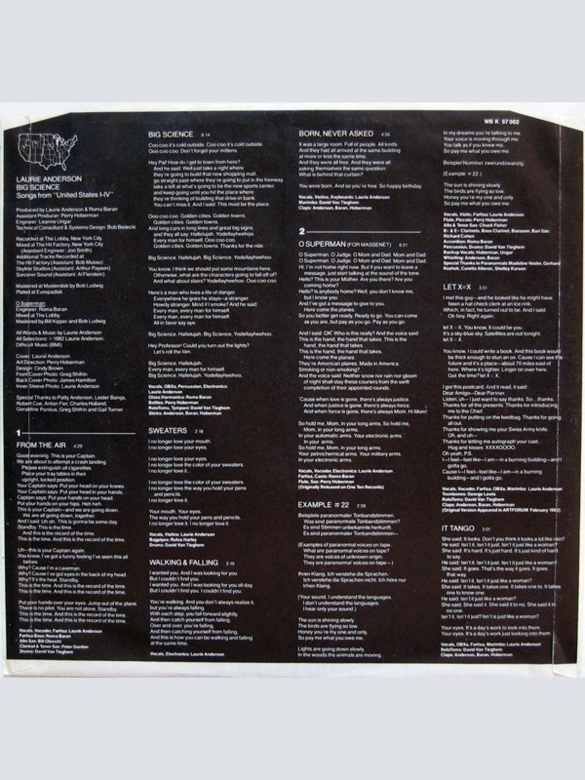 Vinyl / Laurie Anderson - Big Science