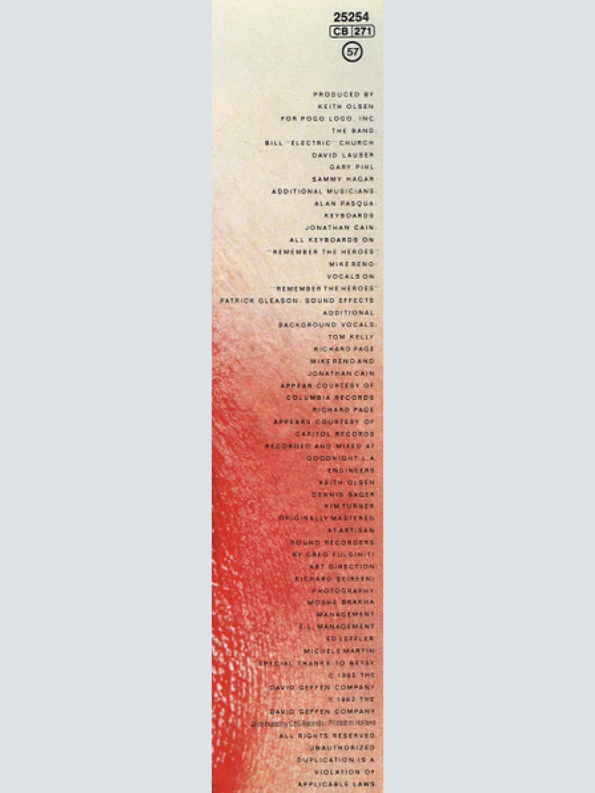 Vinyl / Sammy Hagar - Three Lock Box