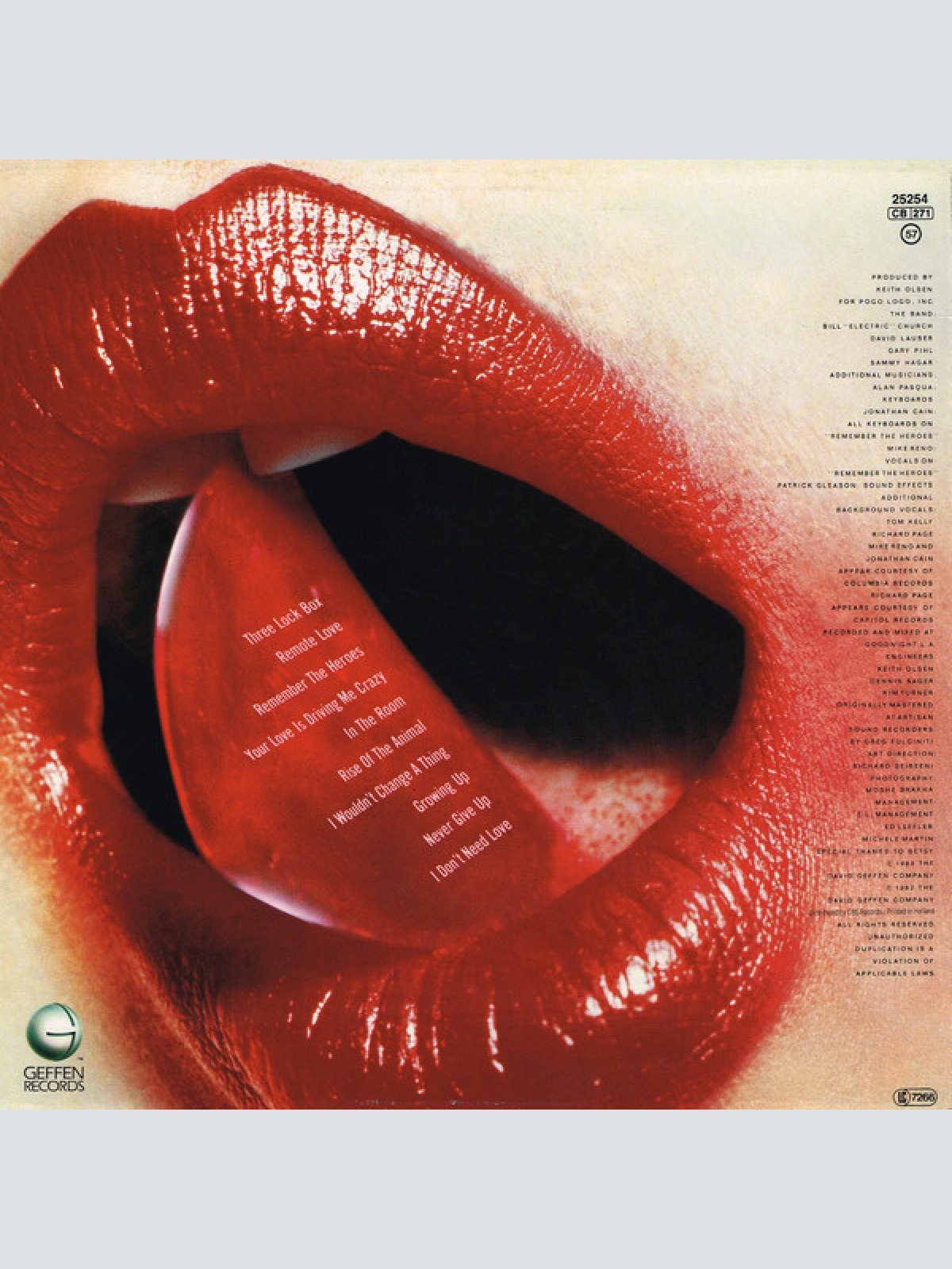 Vinyl / Sammy Hagar - Three Lock Box