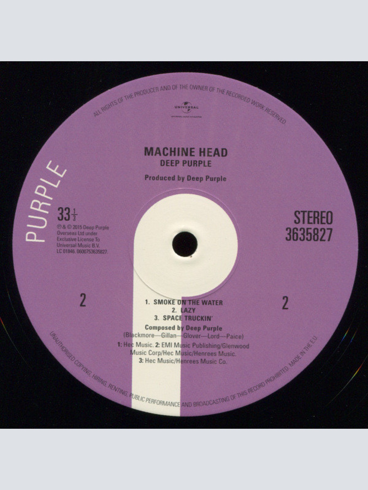 Vinyl / Deep Purple - Machine Head