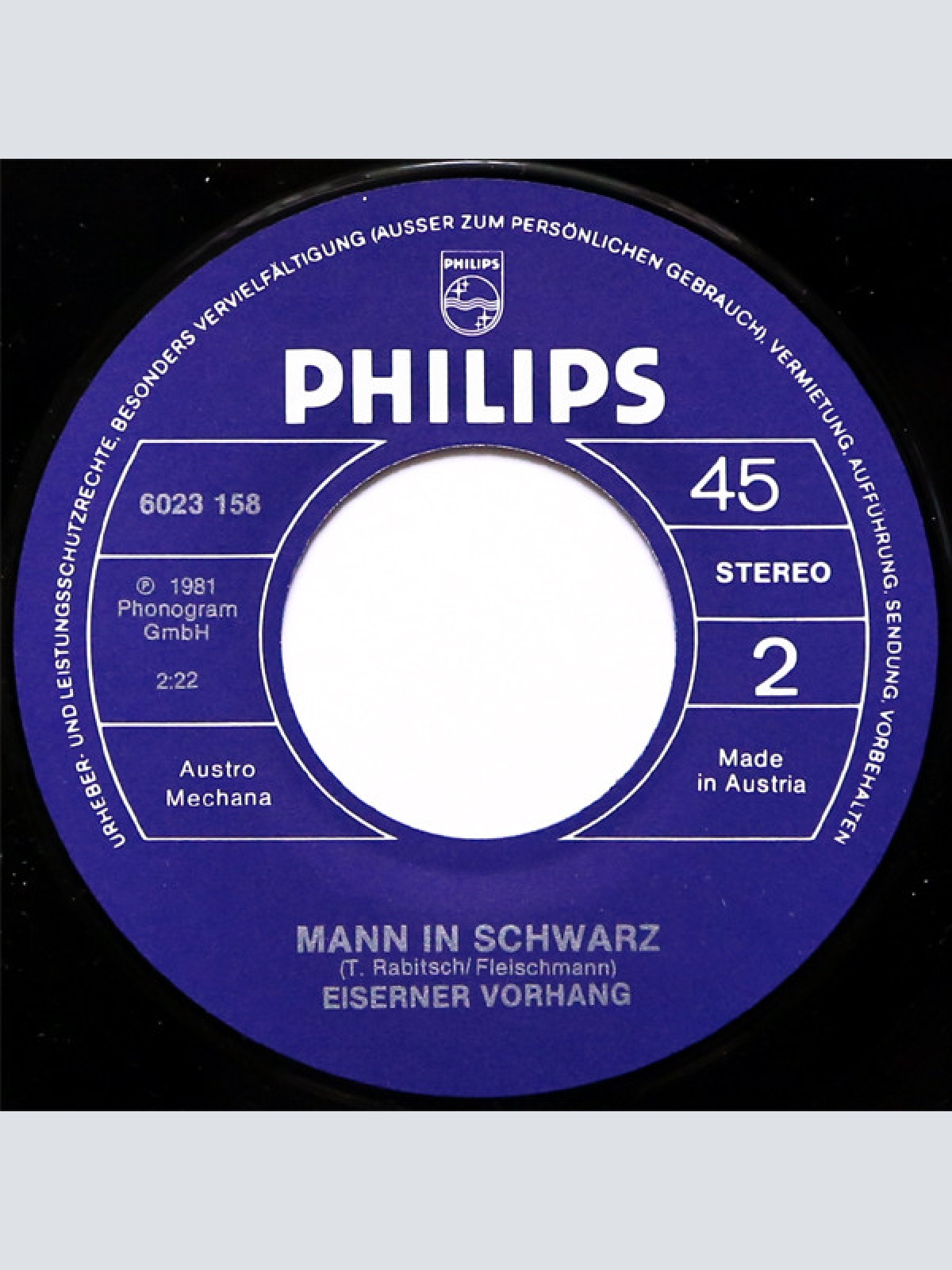 Vinyl / Der Eiserne Vorhang - Fernsehen