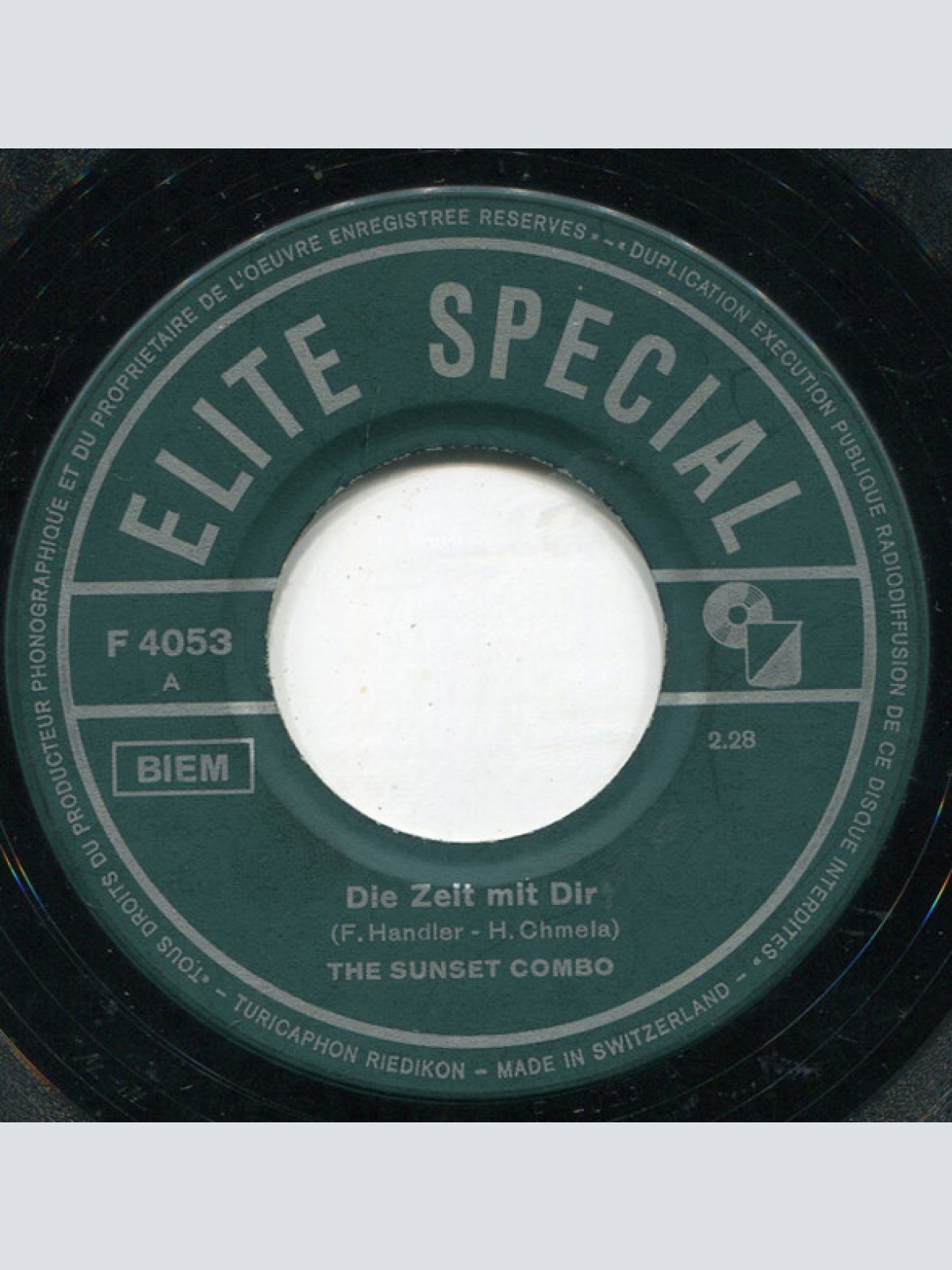 Vinyl / The Sunset Combo - Die Zeit Mit Dir / Die Strahlen Der Sonne