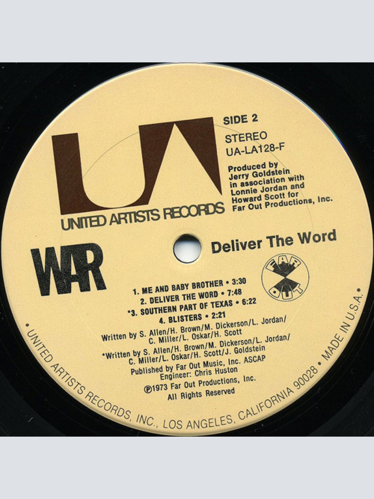 Vinyl / War - Deliver The Word