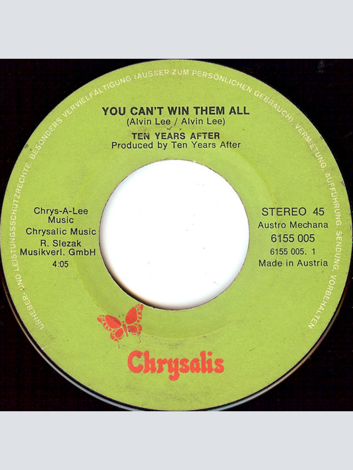 Vinyl / Ten Years After - You Can't Win Them All / Rock & Roll Music To The World