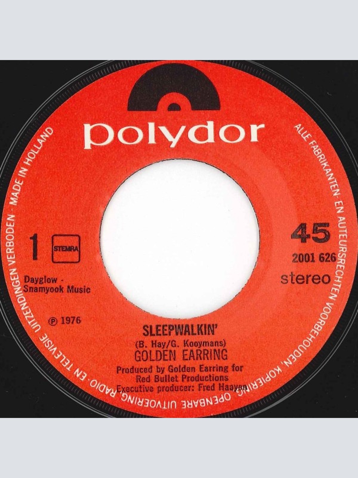 Vinyl / Golden Earring - Sleepwalkin'