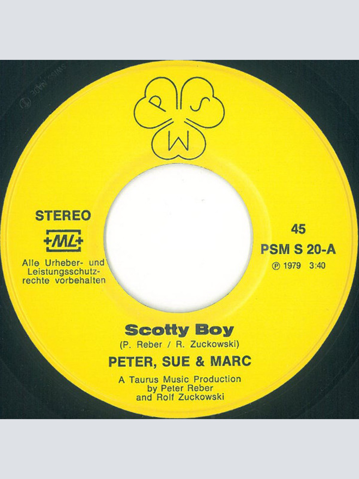 Vinyl / Peter, Sue & Marc - Scotty Boy