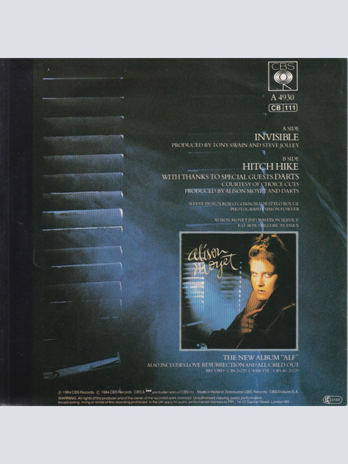 Vinyl / Alison Moyet - Invisible