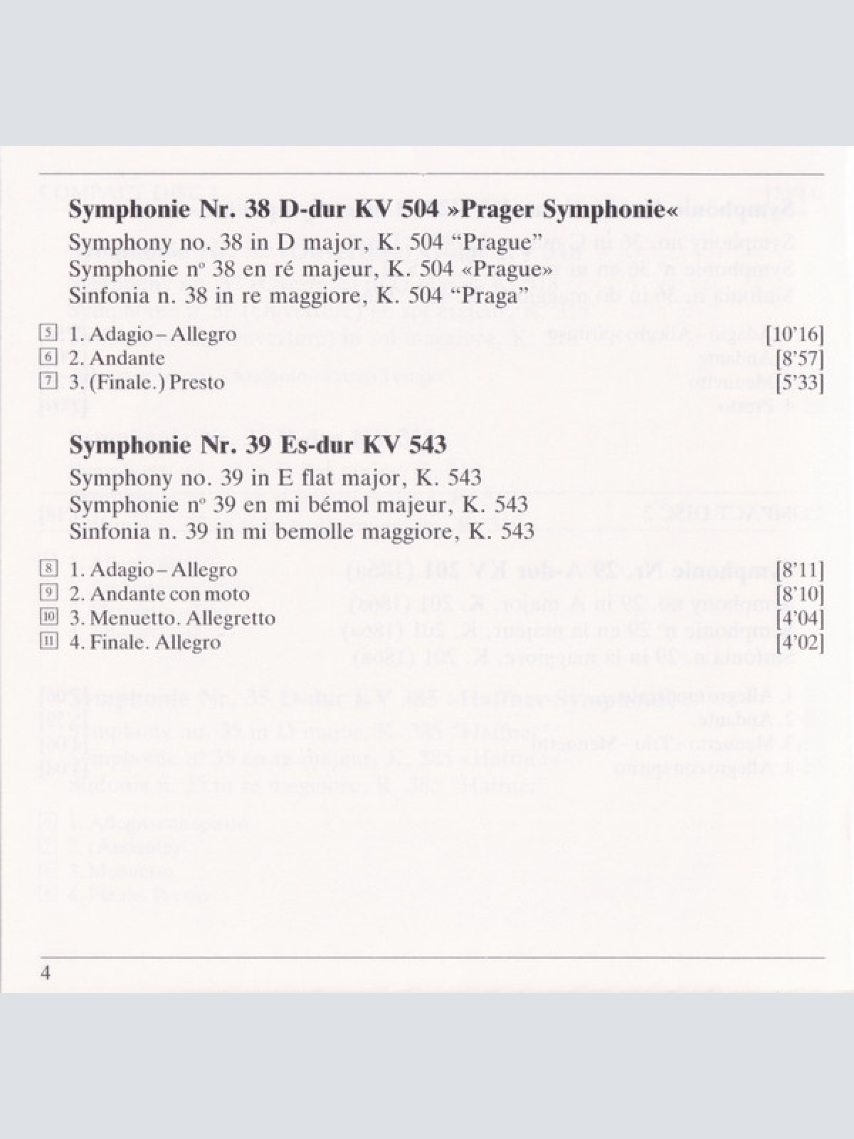 CD / Mozart* - Berliner Philharmoniker, Karajan* - Late Symphonies