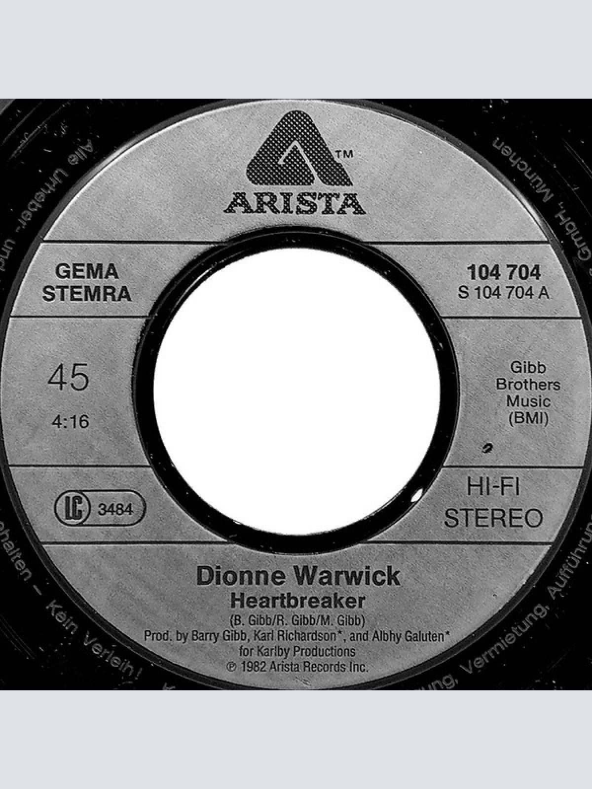 Vinyl / Dionne Warwick - Heartbreaker