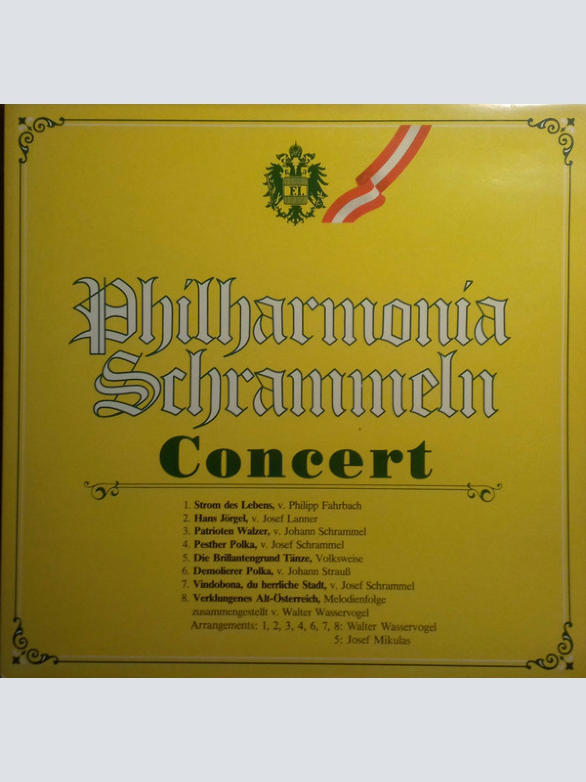 Vinyl / Philharmonia Schrammeln* - Concert