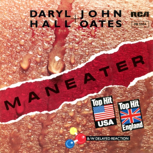 Vinyl / Daryl Hall + John Oates* - Maneater B/W Delayed Reaction