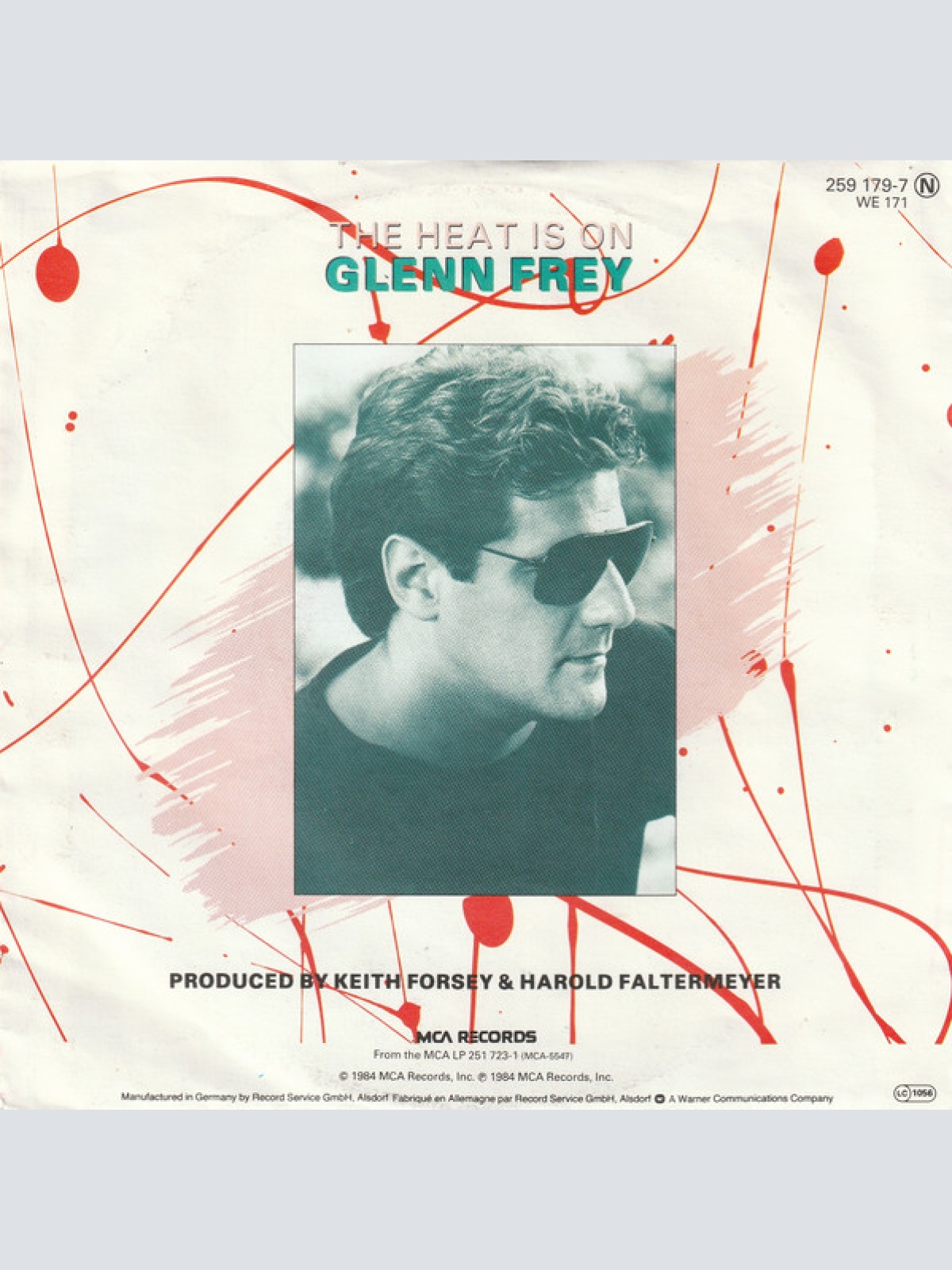 Vinyl / Glenn Frey - The Heat Is On