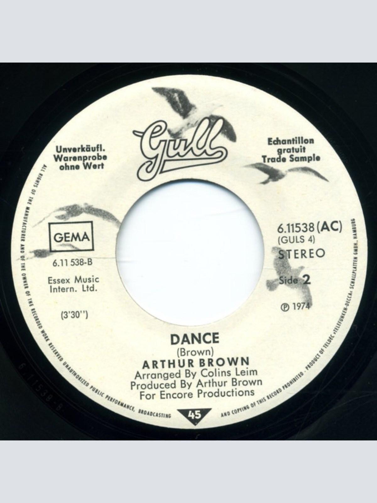 Vinyl / Arthur Brown - Gypsies / Dance