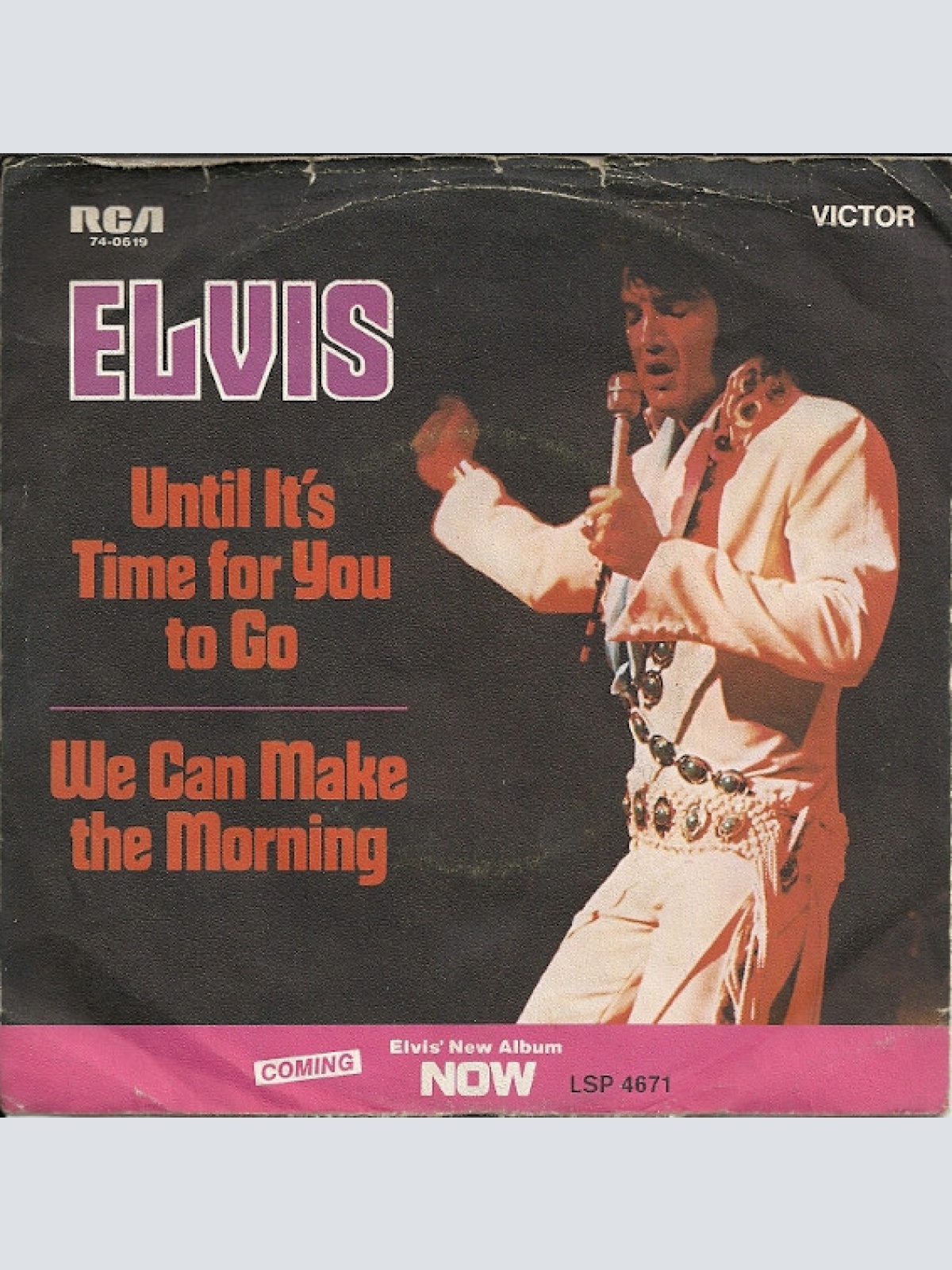 Vinyl / Elvis Presley - Until It's Time For You To Go / We Can Make The Morning