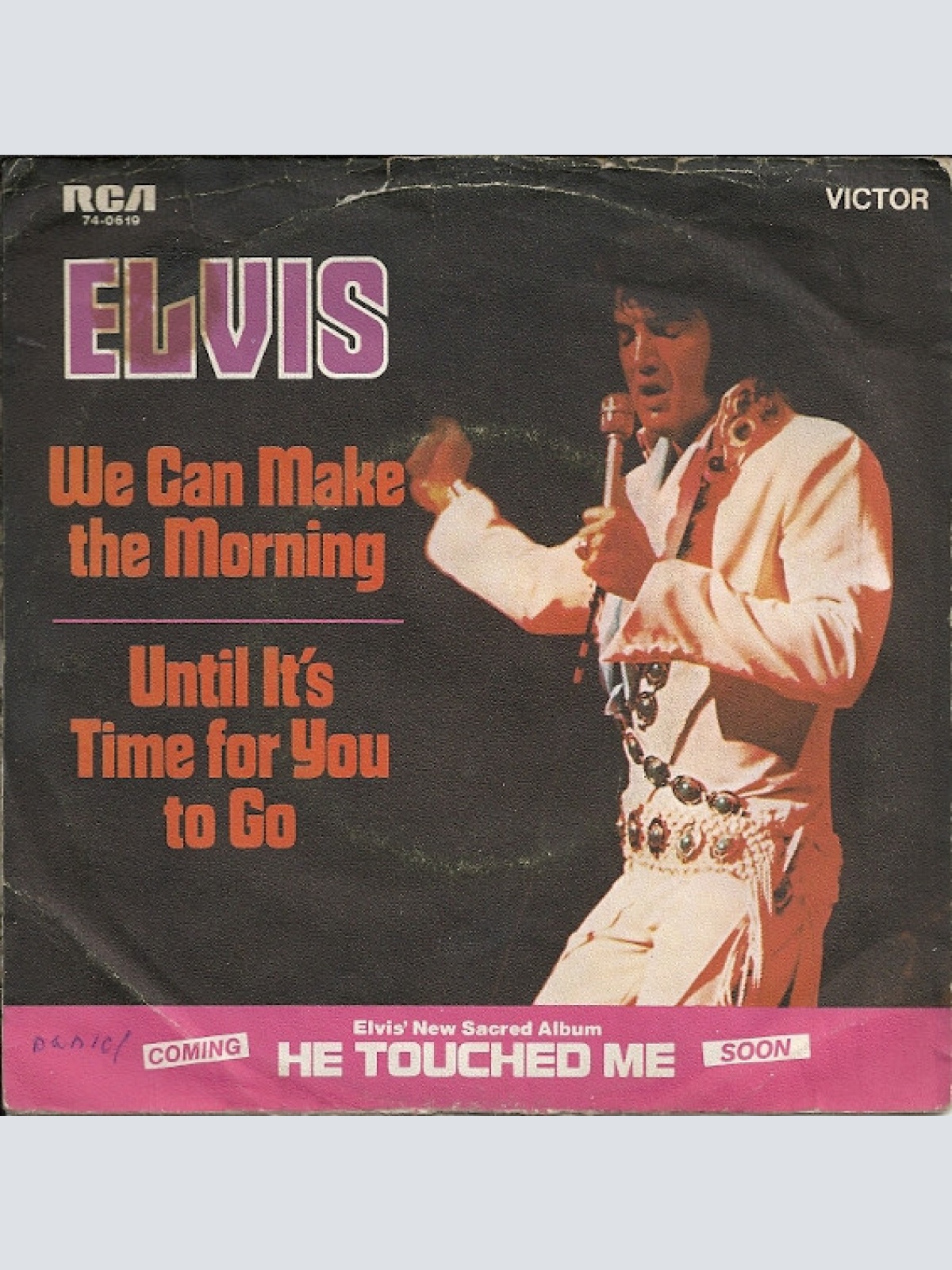 Vinyl / Elvis Presley - Until It's Time For You To Go / We Can Make The Morning