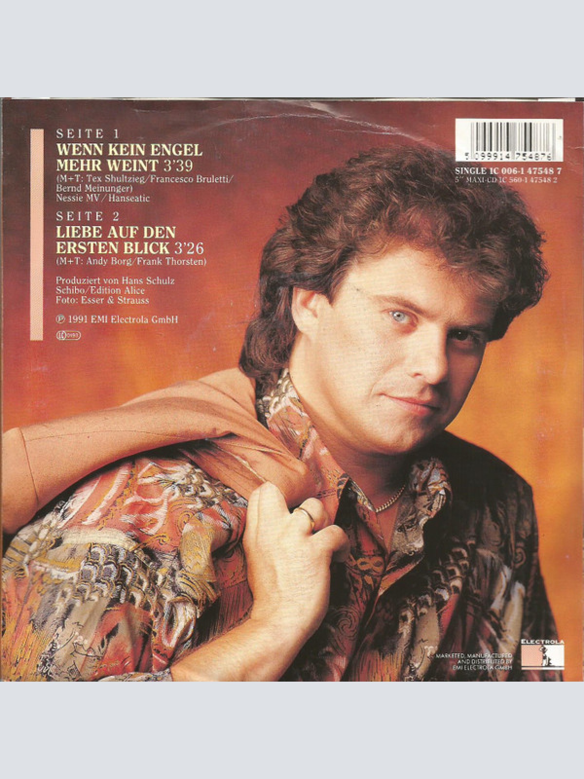 Vinyl / Andy Borg - Wenn Kein Engel Mehr Weint