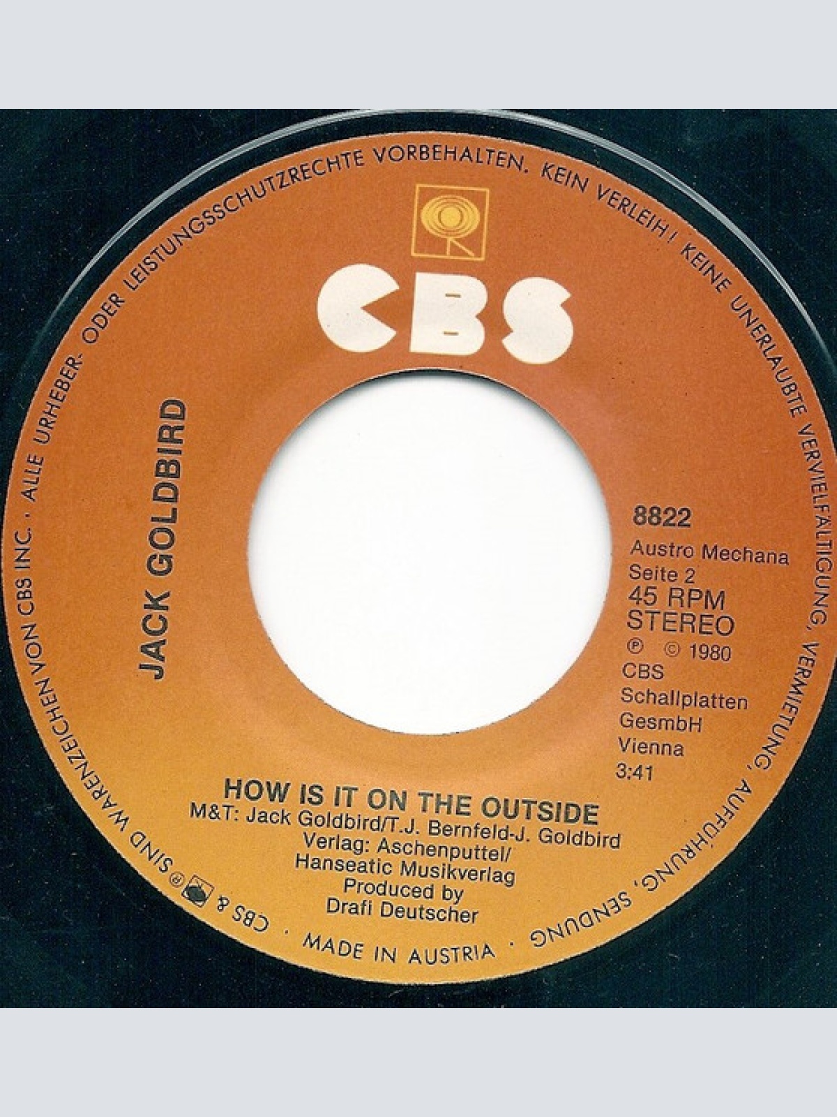 Vinyl / Jack Goldbird - Rainy Day Feeling