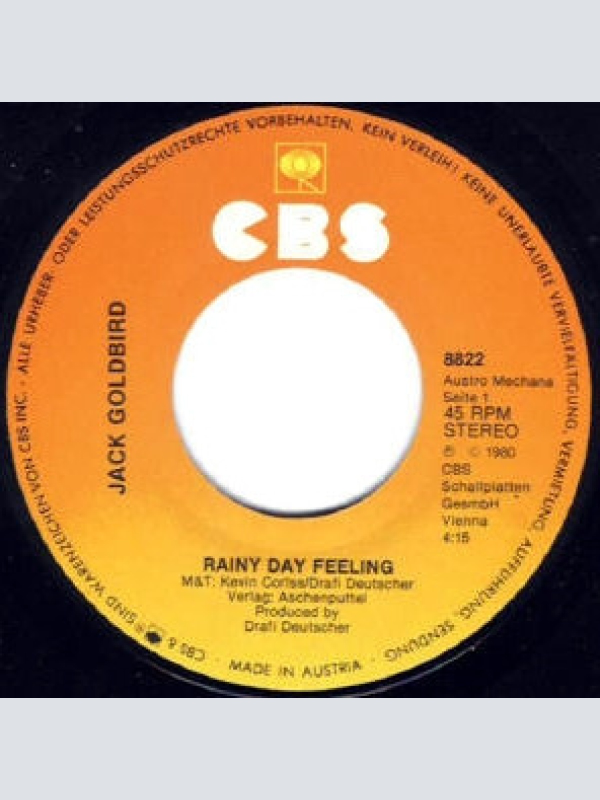 Vinyl / Jack Goldbird - Rainy Day Feeling