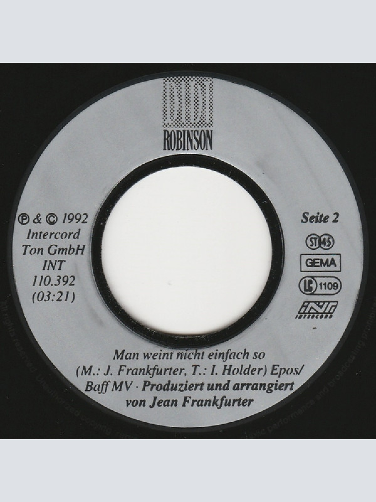 Vinyl / Didi Robinson - Du Hast Noch Nie Das Meer Geseh'n