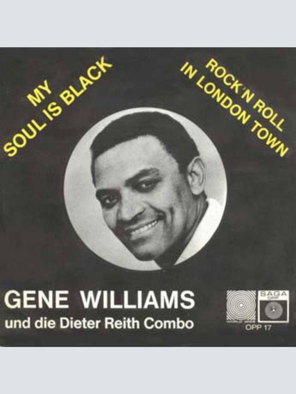 Vinyl / Gene Williams (5) Und Die Dieter Reith Combo* - My Soul Is Black