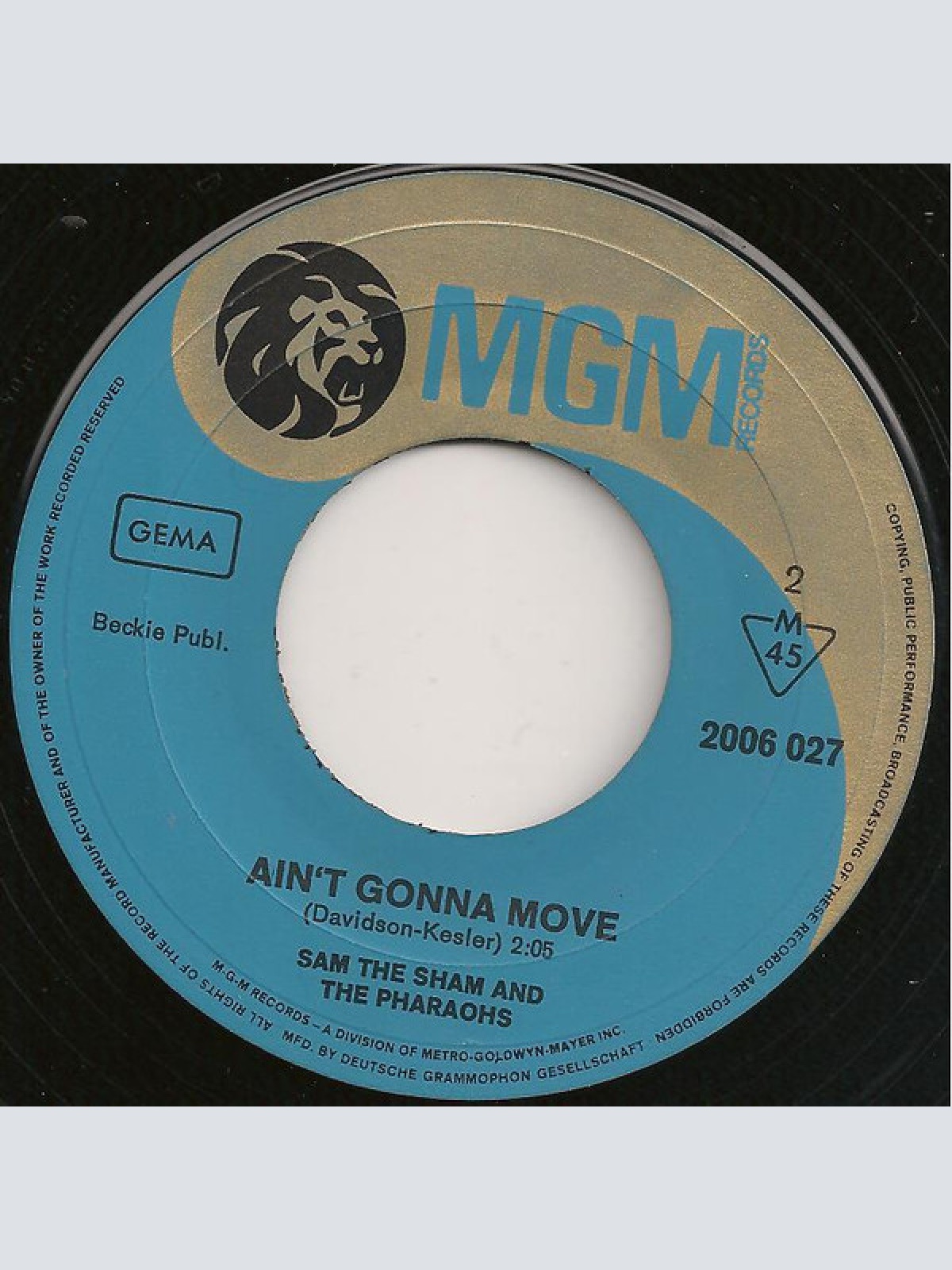 Vinyl / Sam The Sham & The Pharaohs - Wooly Bully