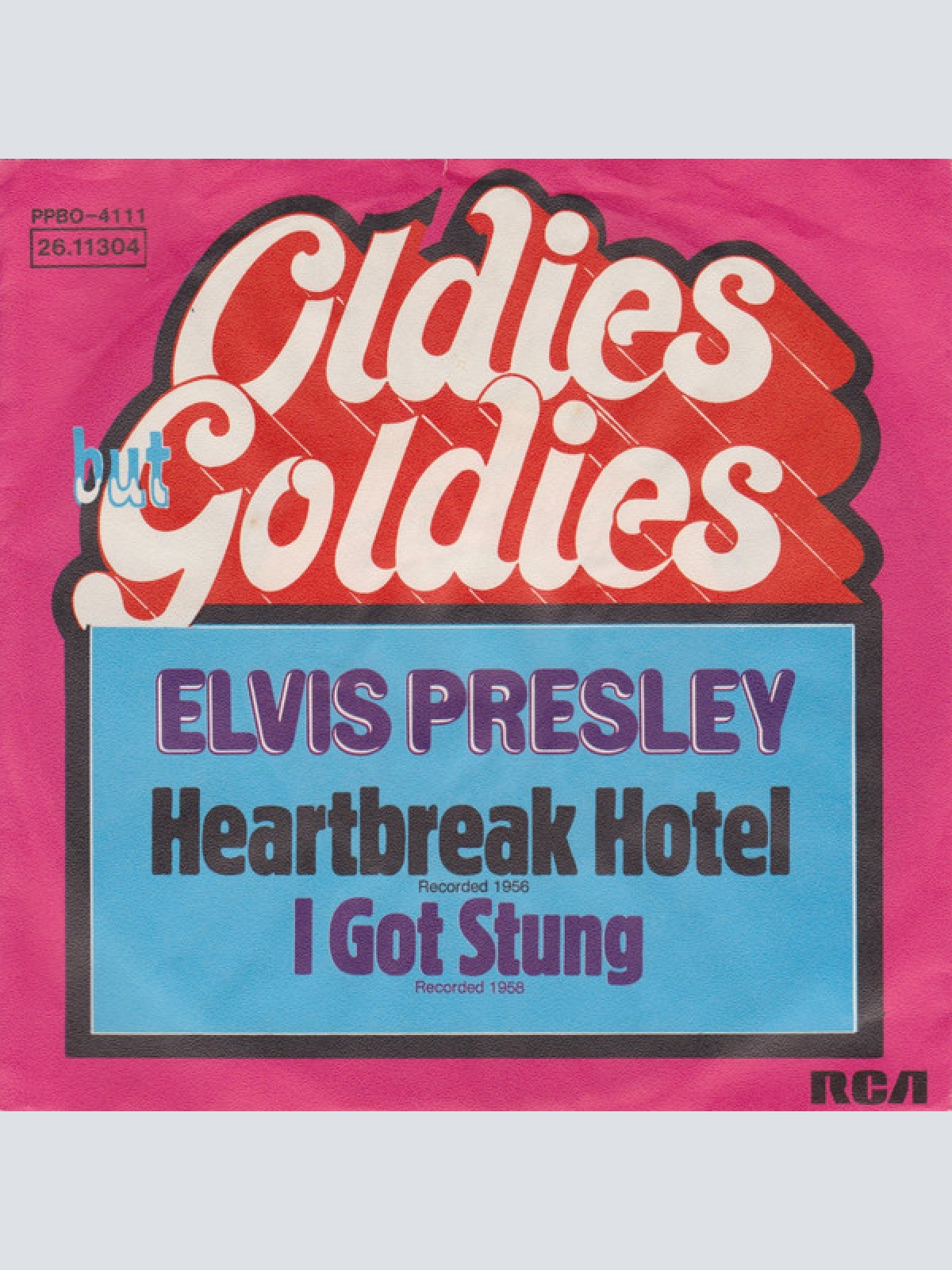 Vinyl / Elvis Presley - Heartbreak Hotel / I Got Stung