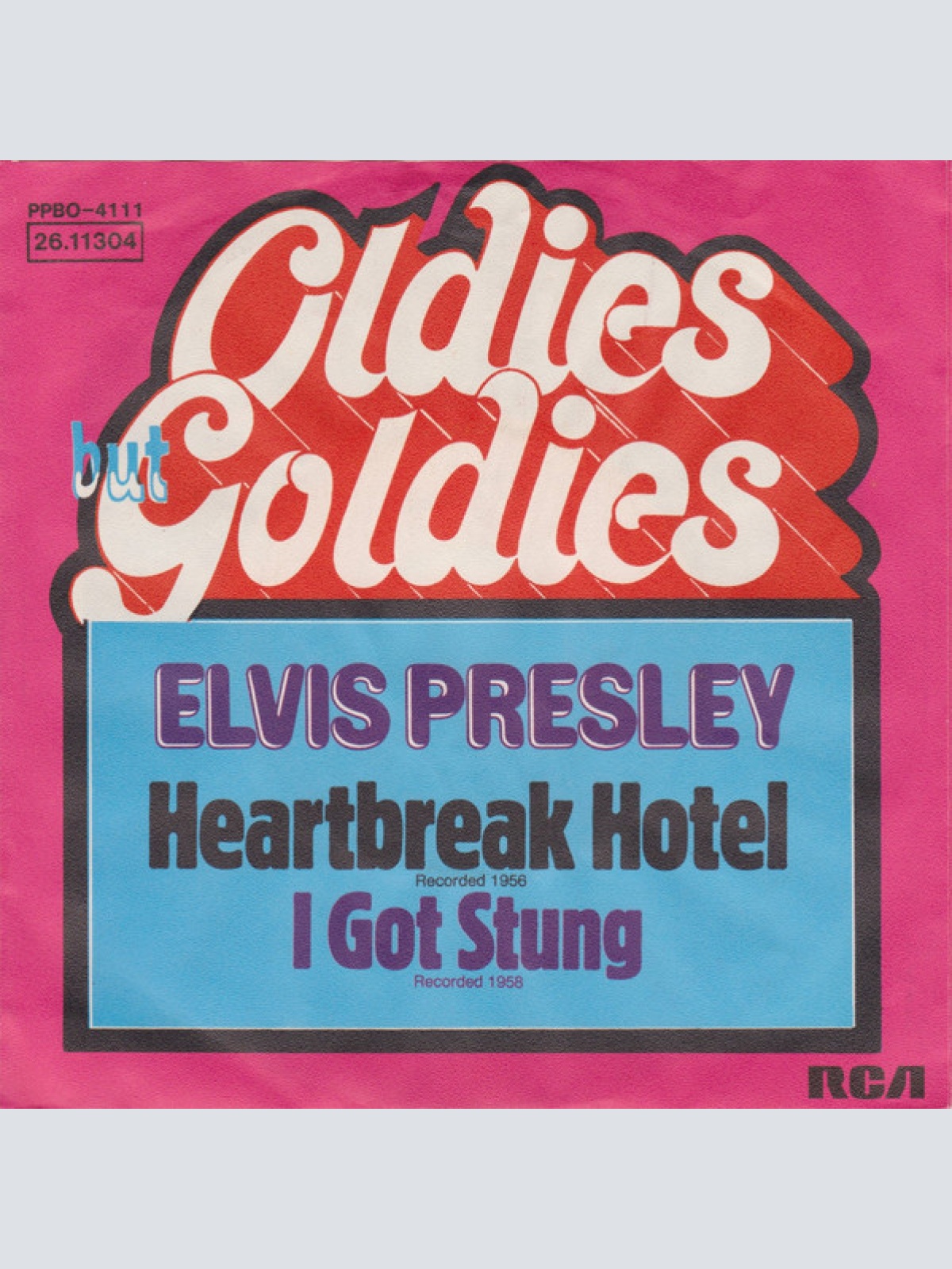 Vinyl / Elvis Presley - Heartbreak Hotel / I Got Stung