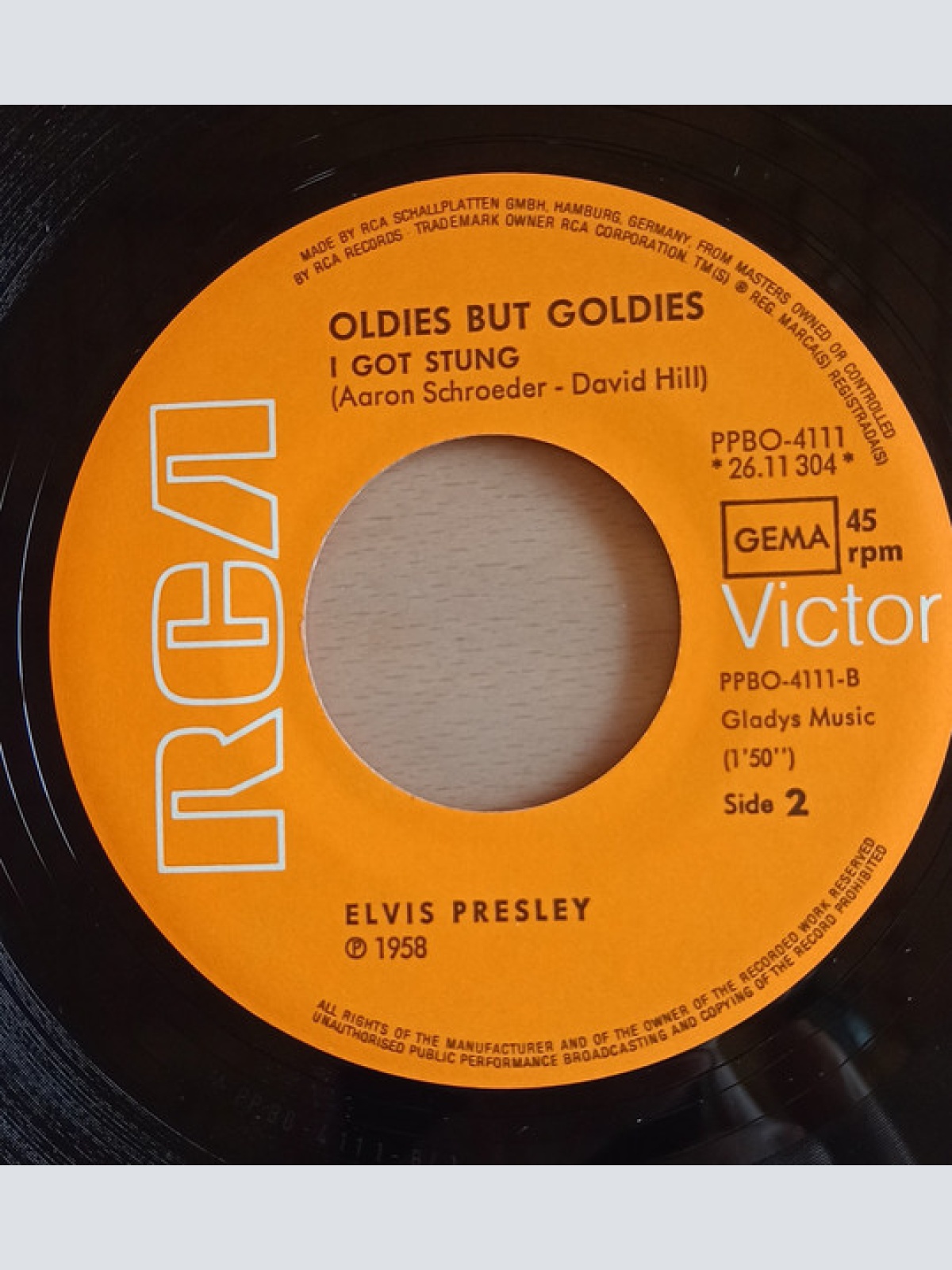 Vinyl / Elvis Presley - Heartbreak Hotel / I Got Stung
