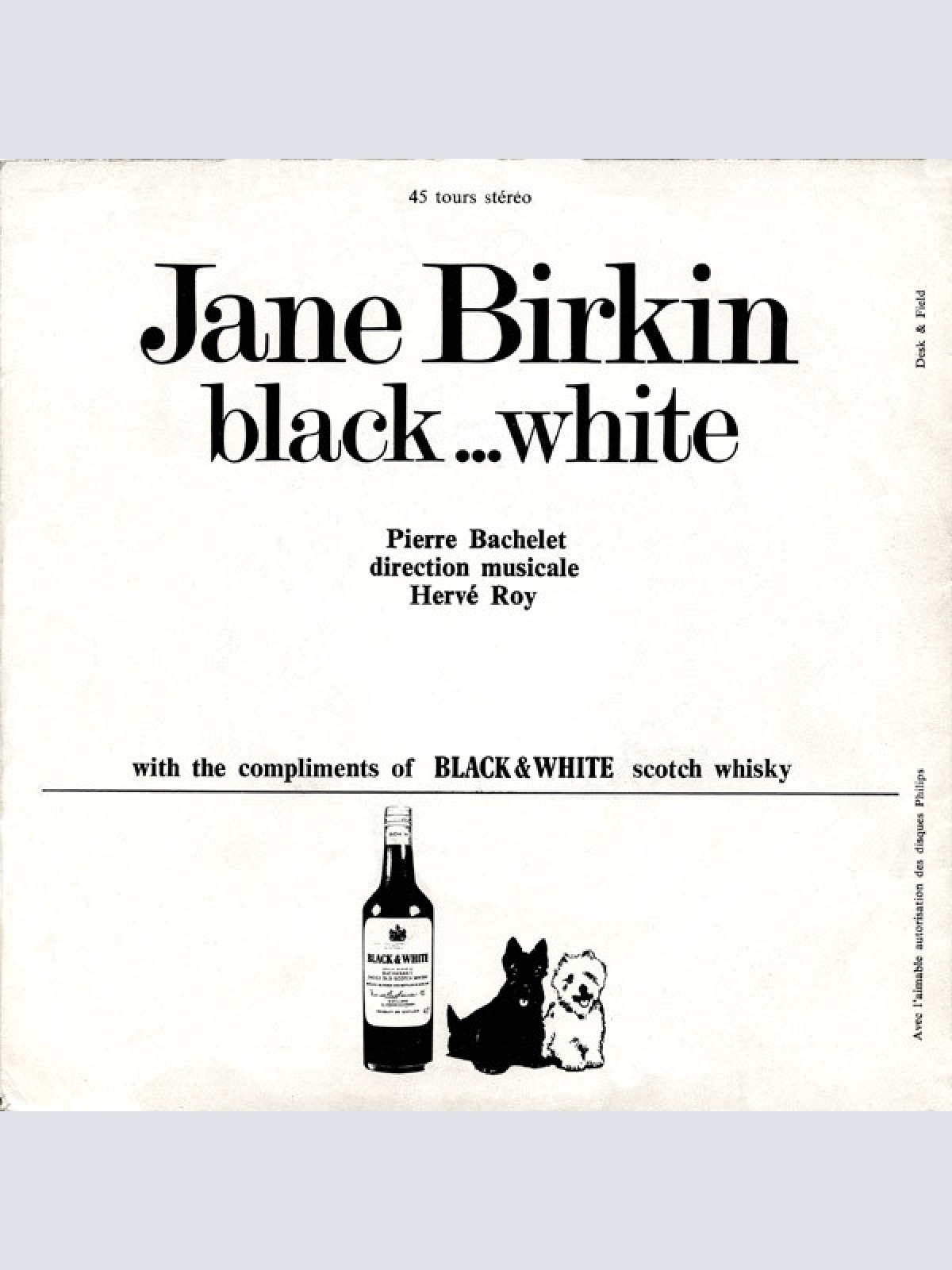 Vinyl / Jane Birkin - Black... White