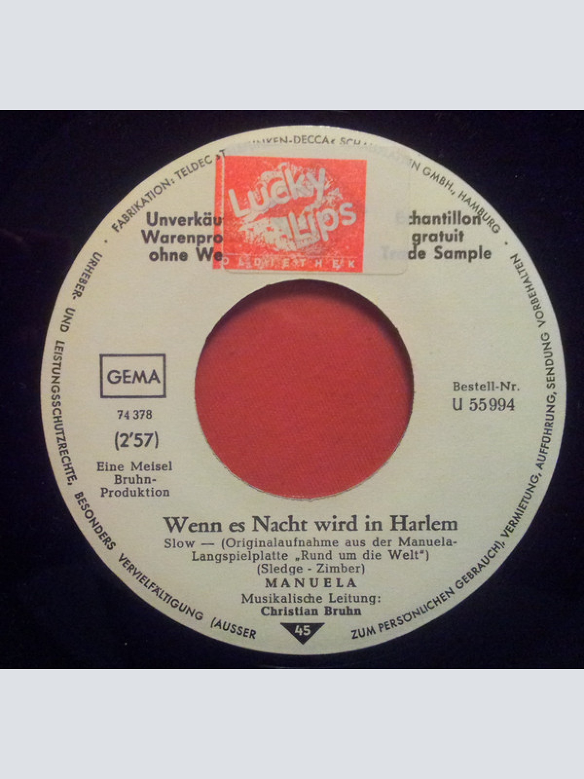 Vinyl / Manuela (5) - Karawane Aus Abadan / Wenn Es Nacht Wird In Harlem