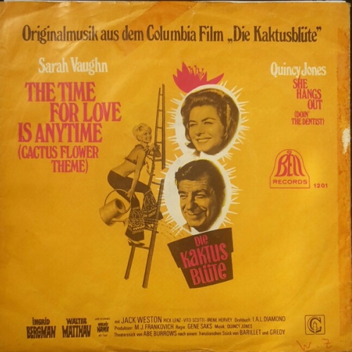Vinyl / Sarah Vaughan, Quincy Jones - The Time For Love Is Anytime (Cactus Flower Theme)