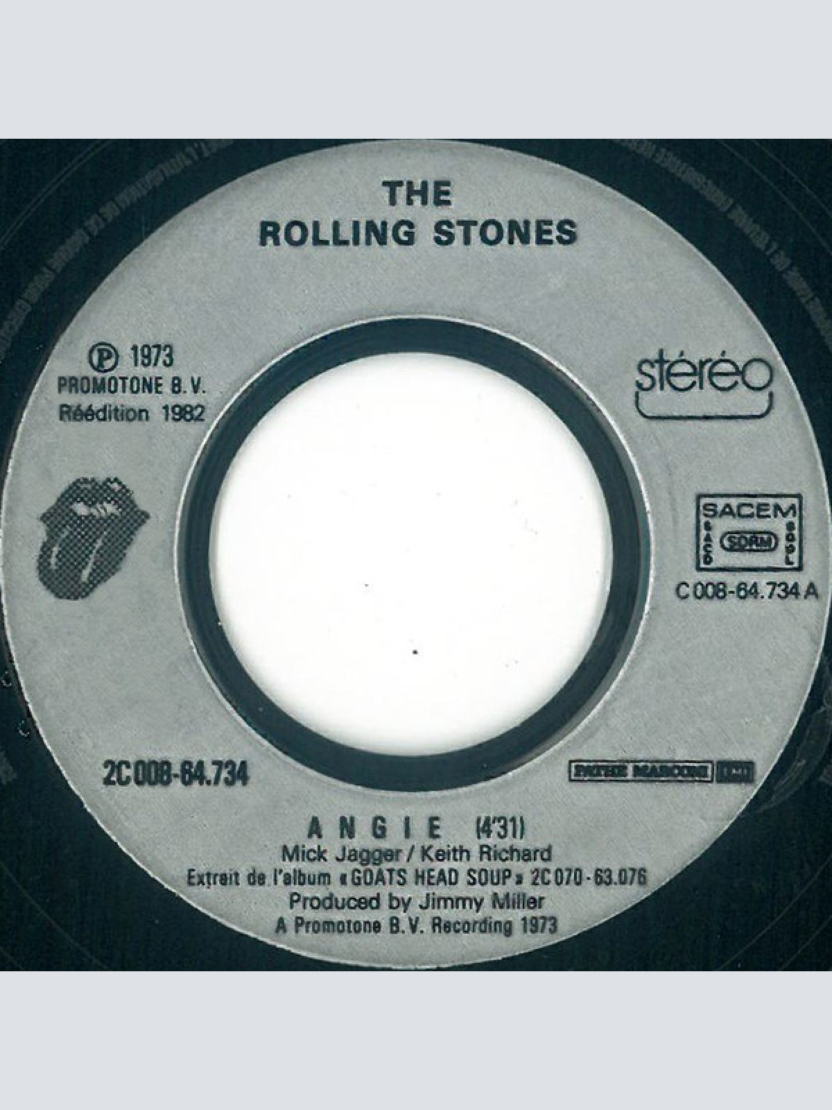 Vinyl / Rolling Stones* - Angie