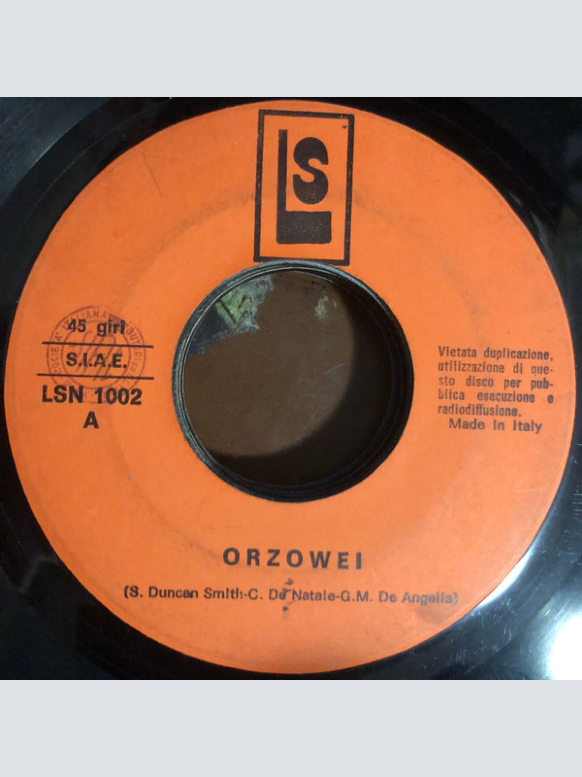 Vinyl / Boys Group - Orzowei