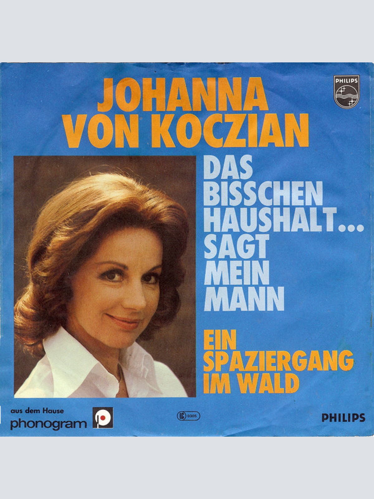 Vinyl / Johanna Von Koczian - Das Bisschen Haushalt ... Sagt Mein Mann